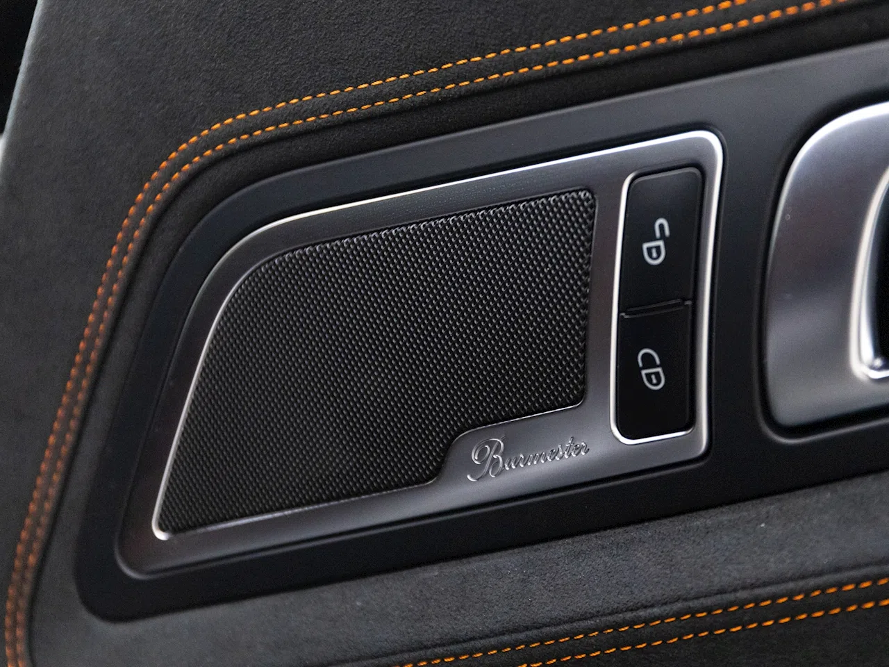 2022 Mercedes-Benz AMG BT Black Series interior, door panel, Black Leather & DINAMICA