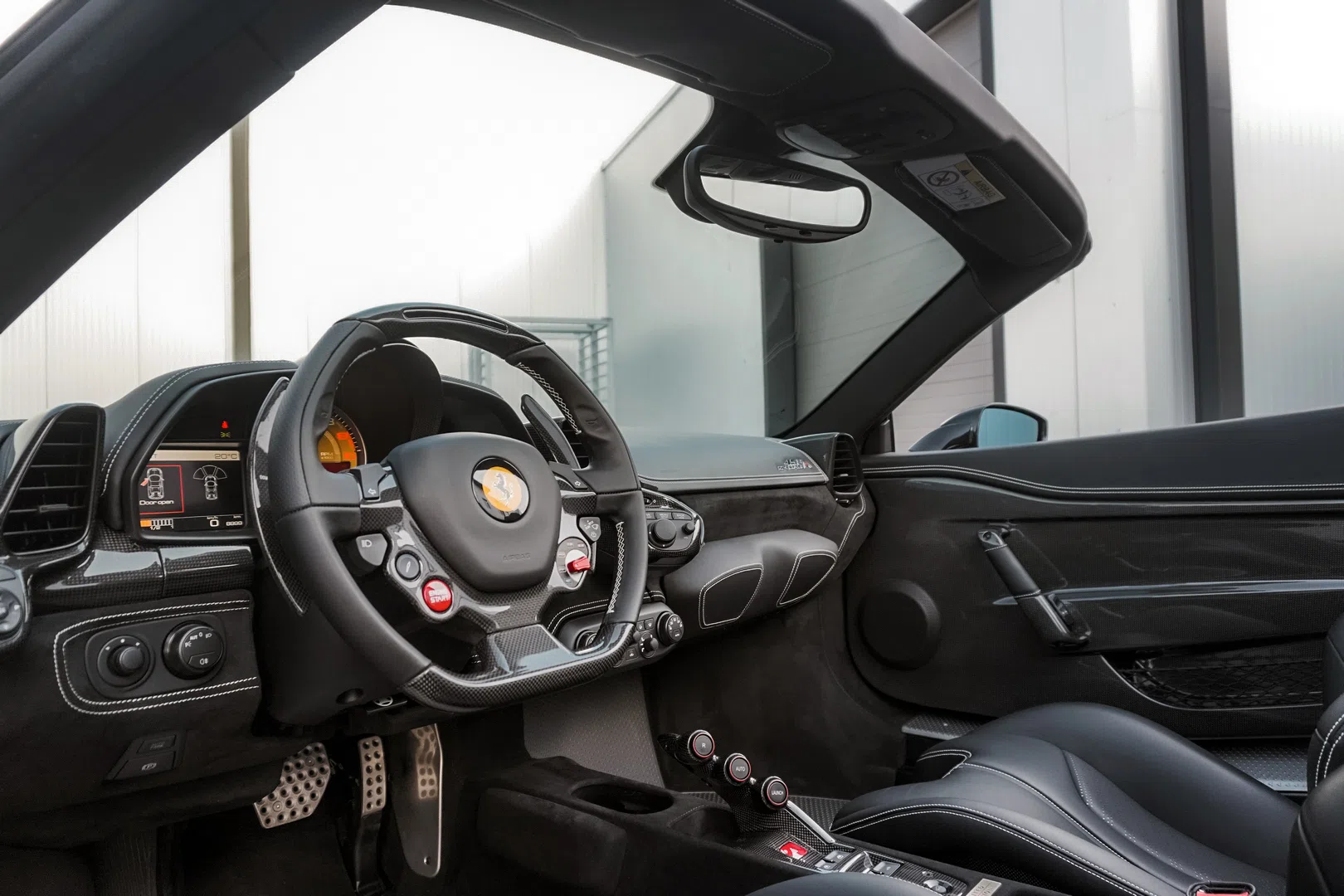 2015 Ferrari 458 Speciale Aperta interior, dashboard