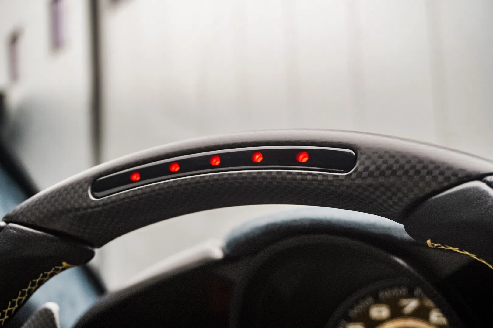 2017 Ferrari F12tdf interior, steering wheel, Black