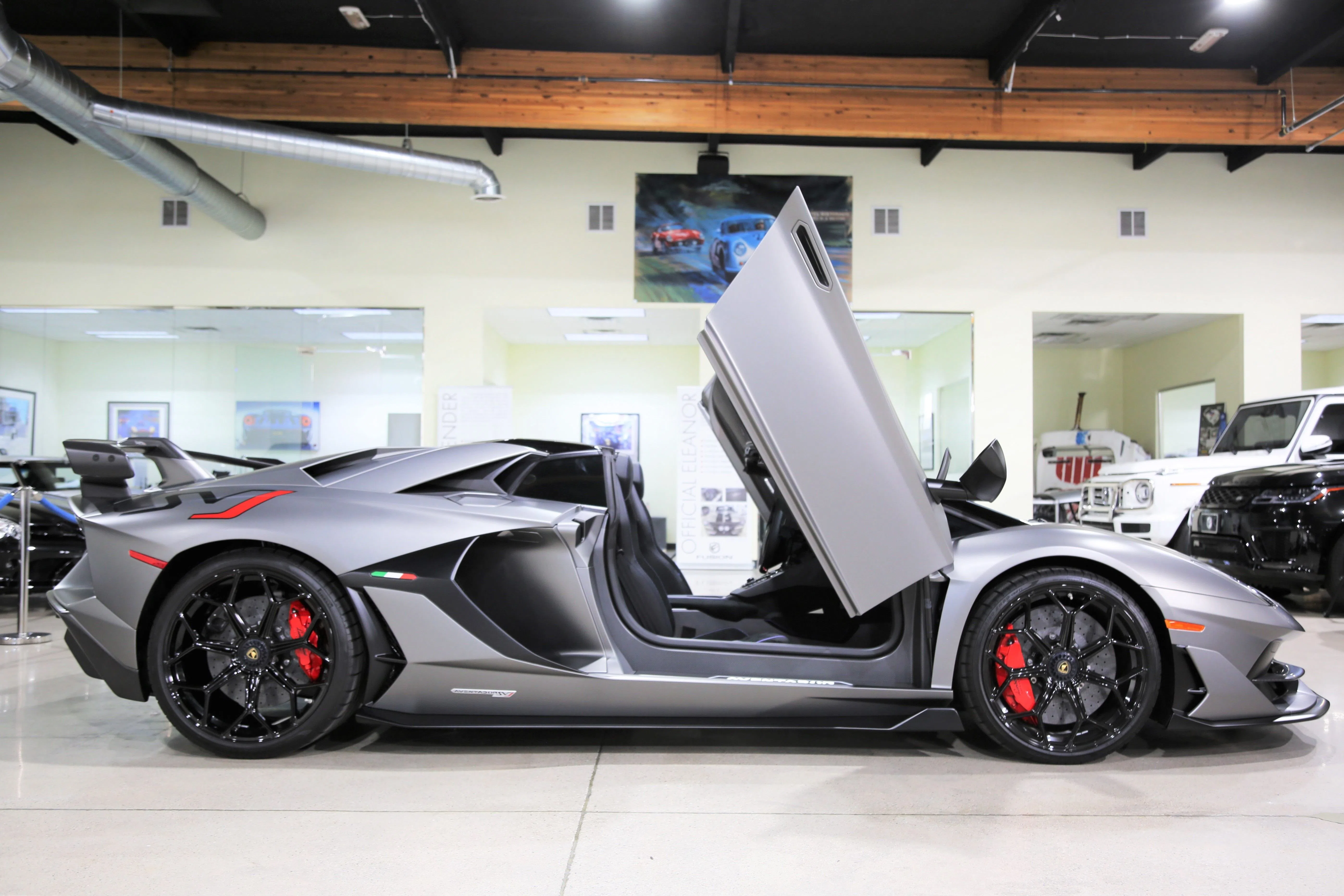 2020 Lamborghini Aventador SVJ Roadster for sale, exterior, Grigio Titans Matte