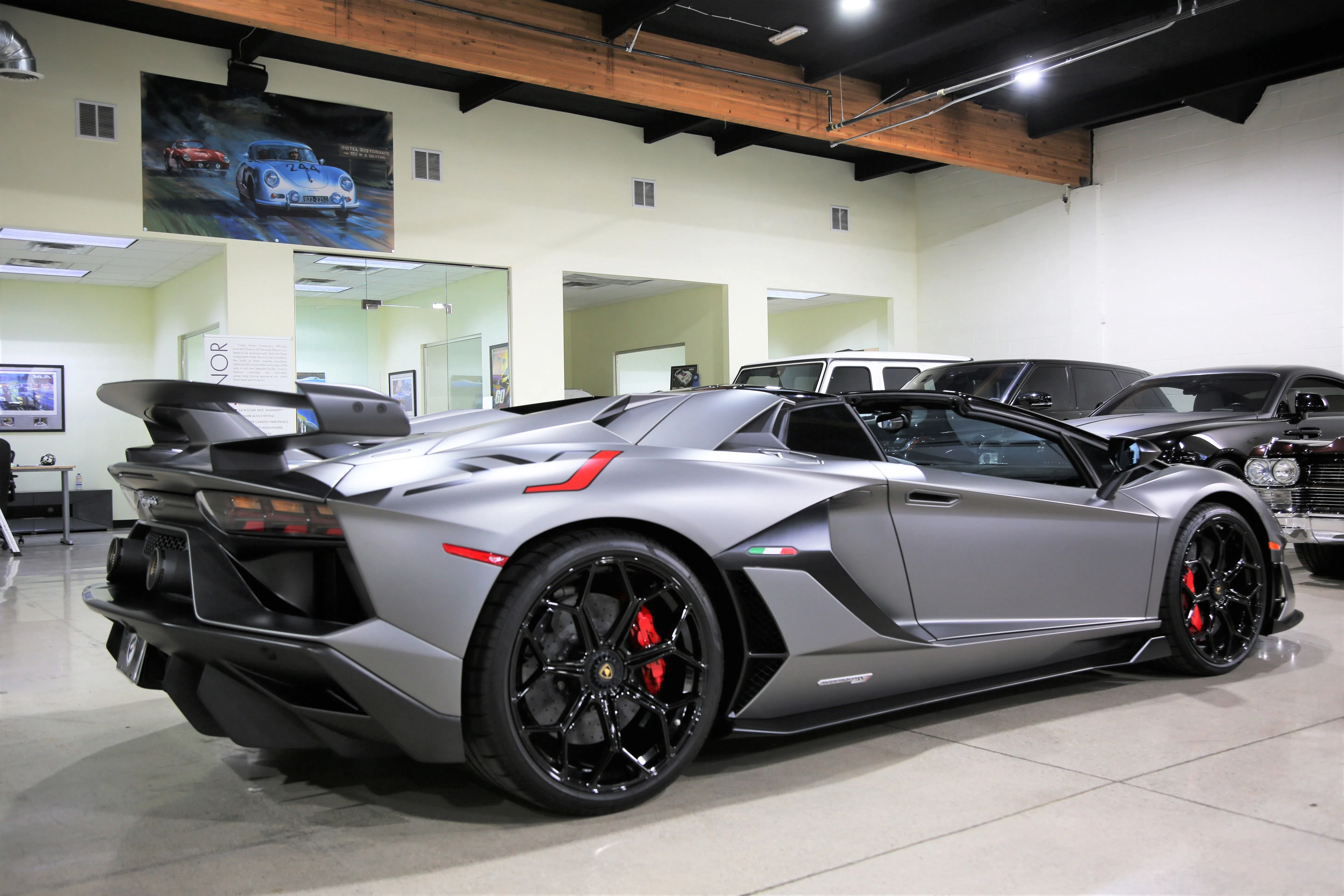 2020 Lamborghini Aventador SVJ Roadster for sale, exterior, Grigio Titans Matte