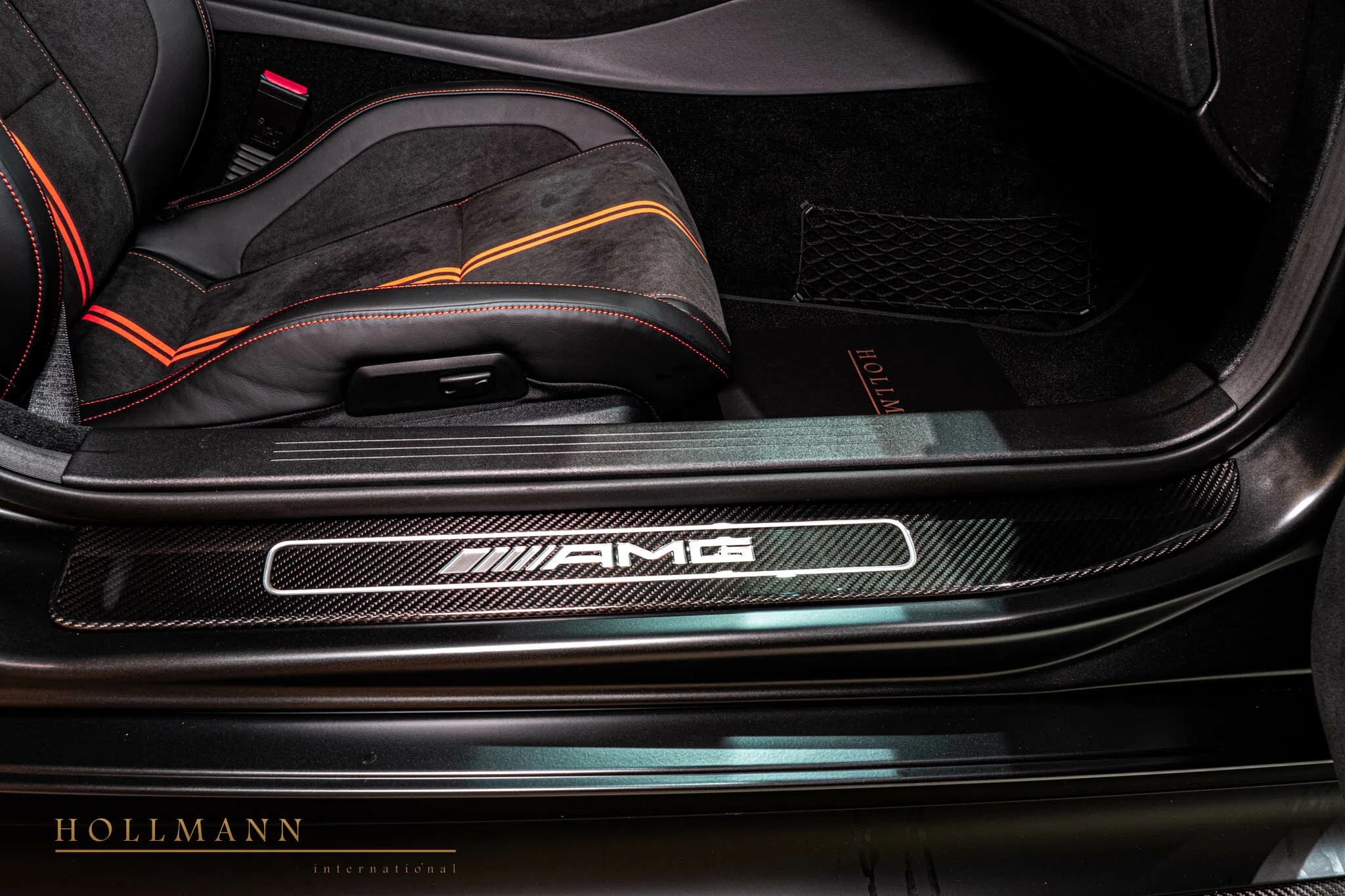 2022 Mercedes-Benz AMG GT Black Series interior, door sill