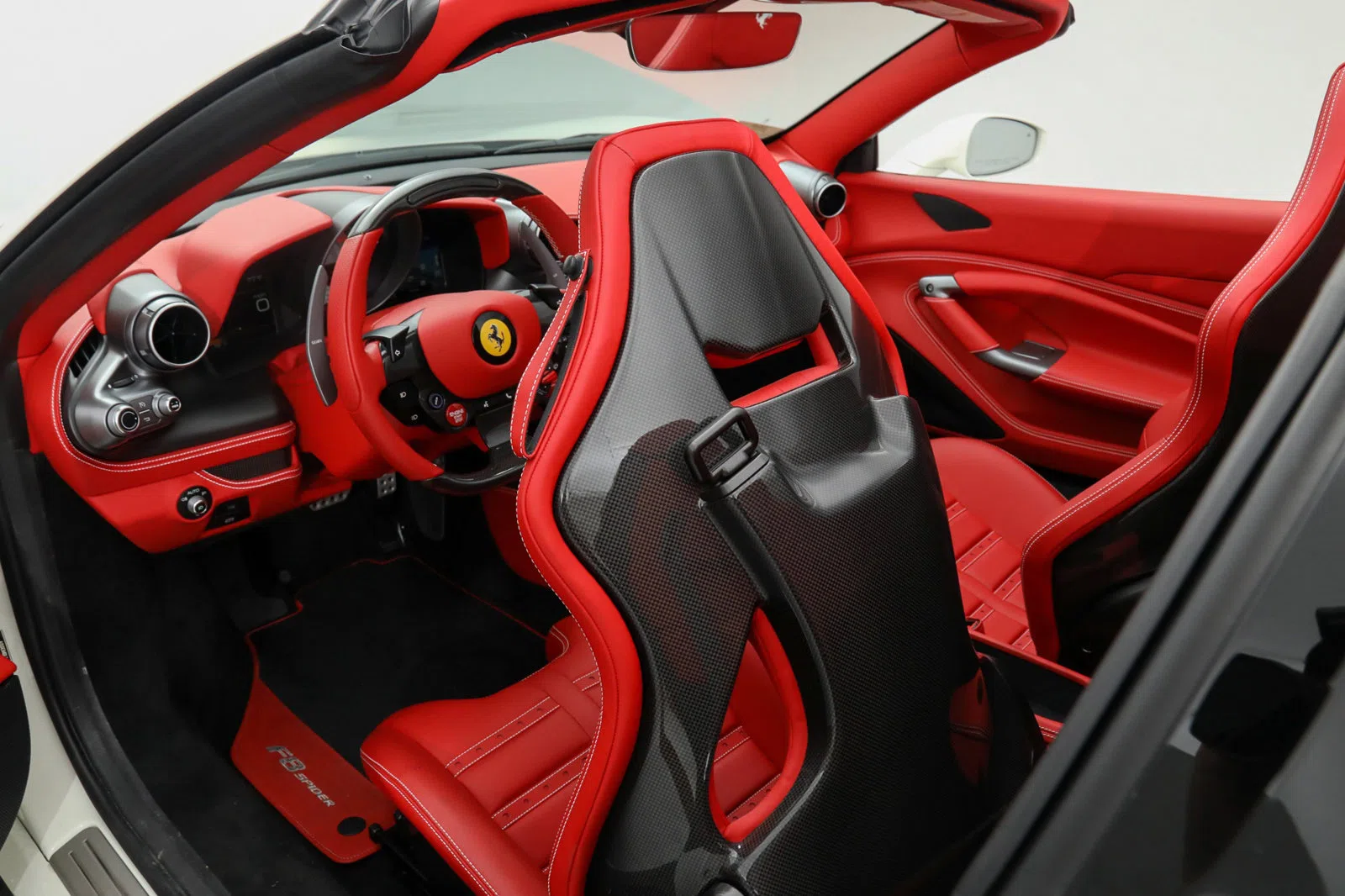 2021 Ferrari F8 Spider interior