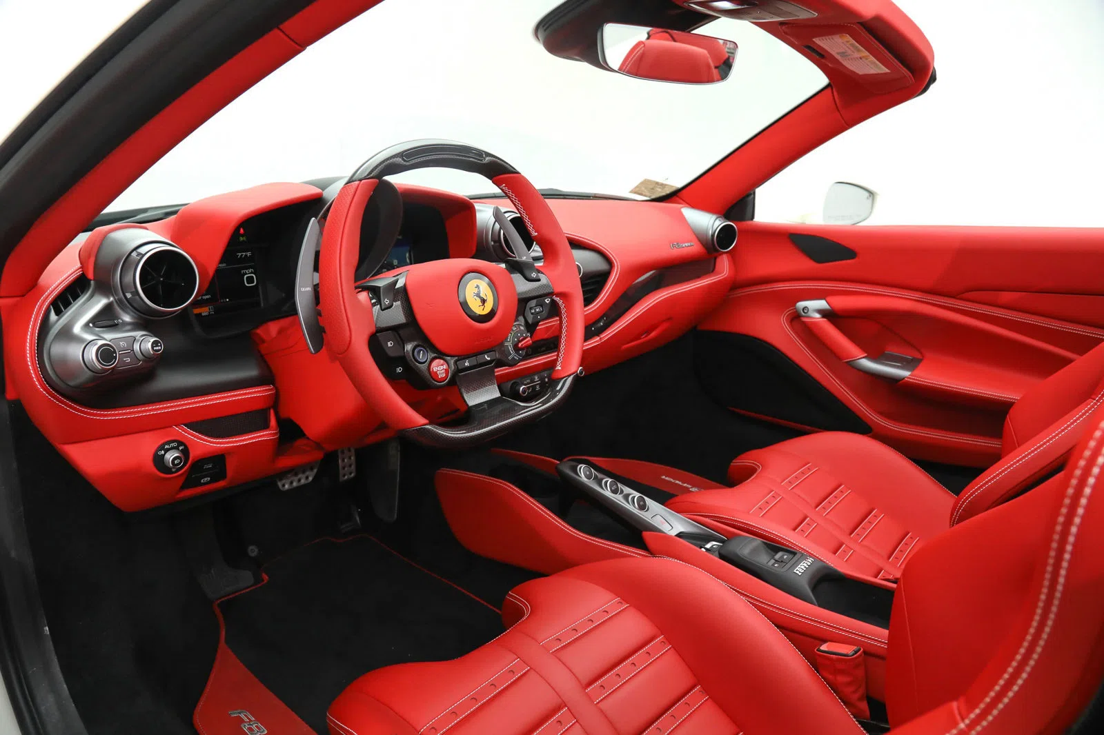 2021 Ferrari F8 Spider interior