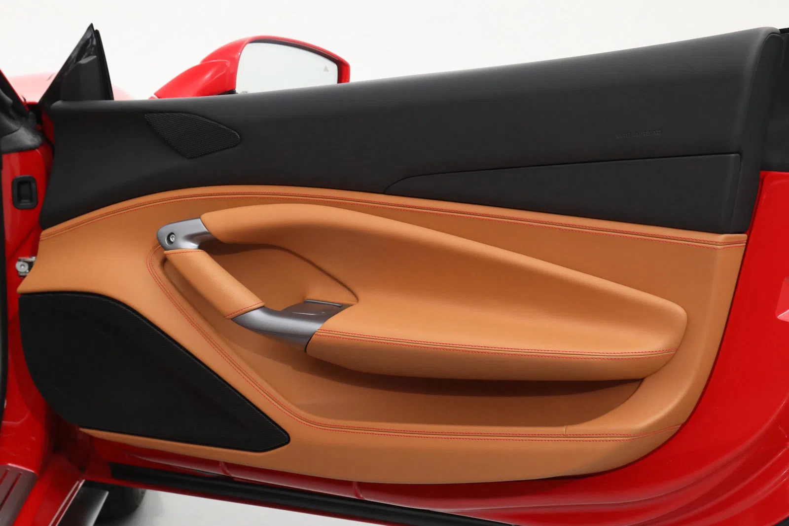 2022 Ferrari F8 Spider interior, door panel