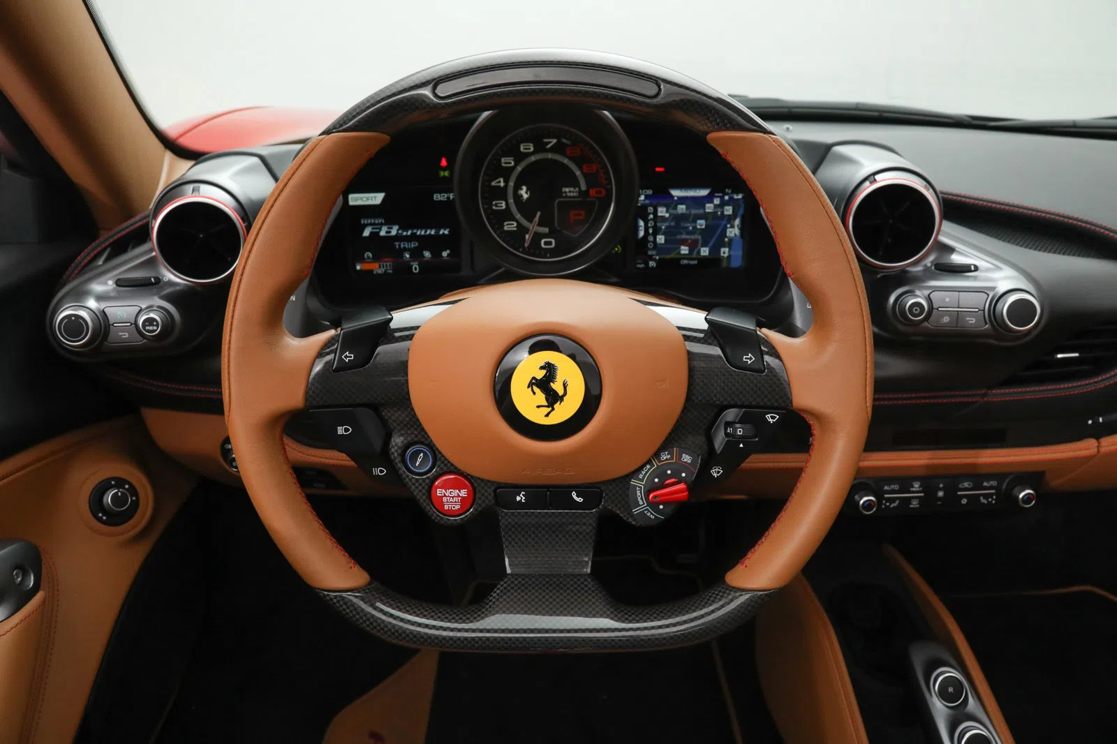 2022 Ferrari F8 Spider interior