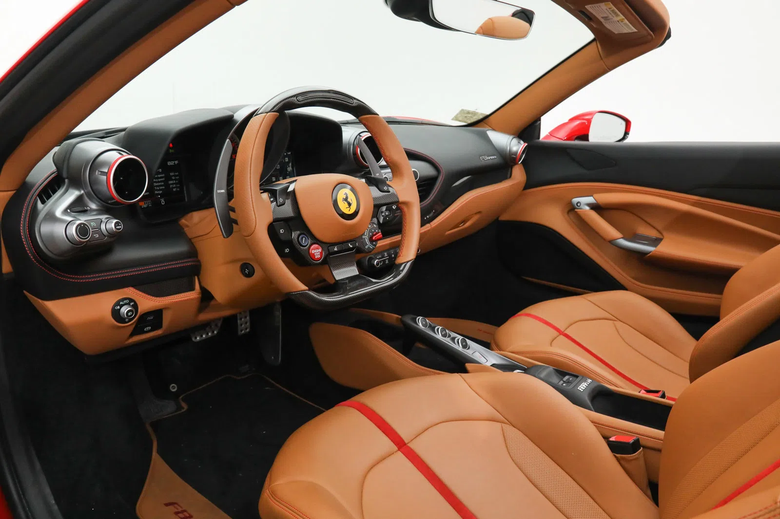 2022 Ferrari F8 Spider interior