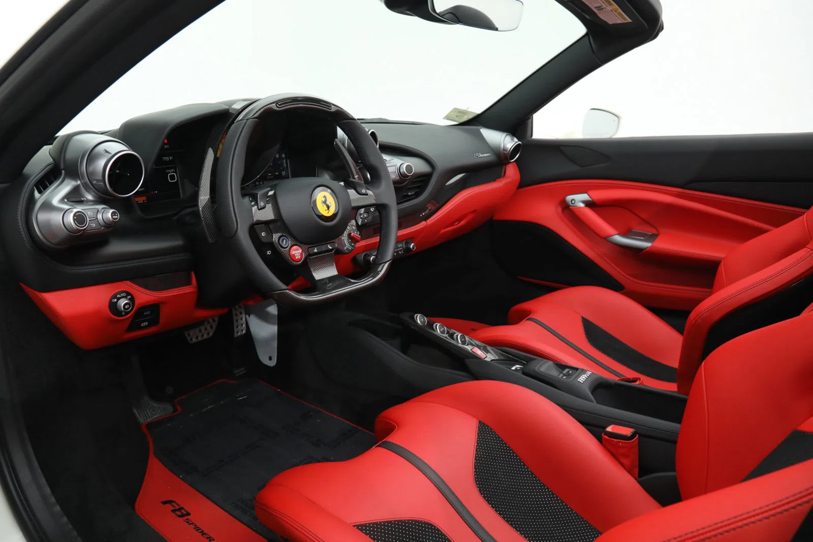 2021 Ferrari F8 Spider interior