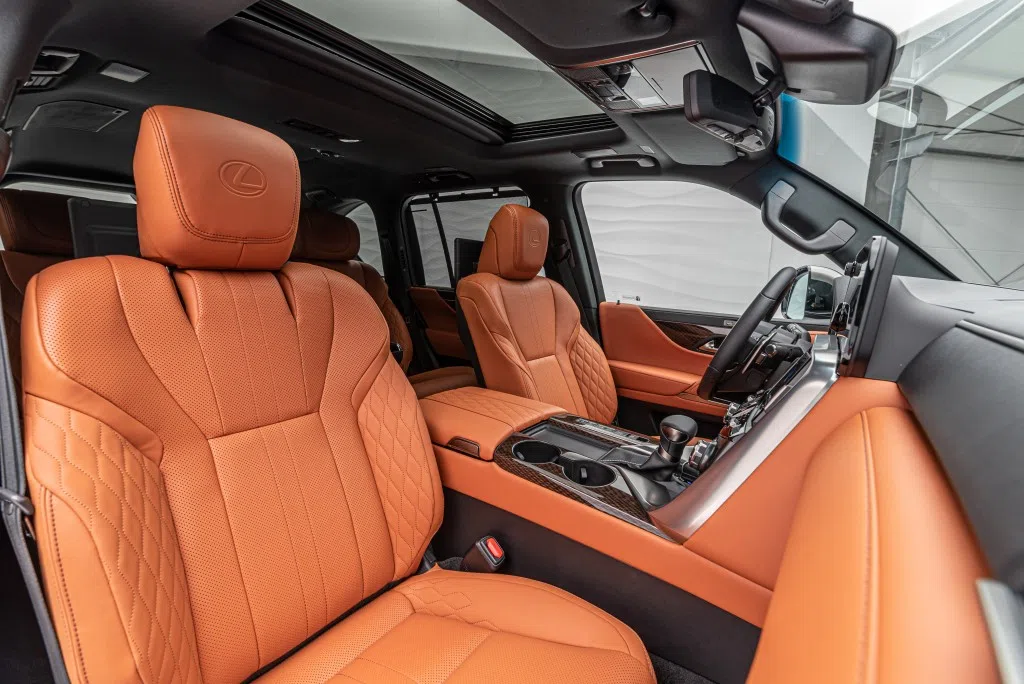 2022 Lexus LX 600 Ultra Luxury interior, seats