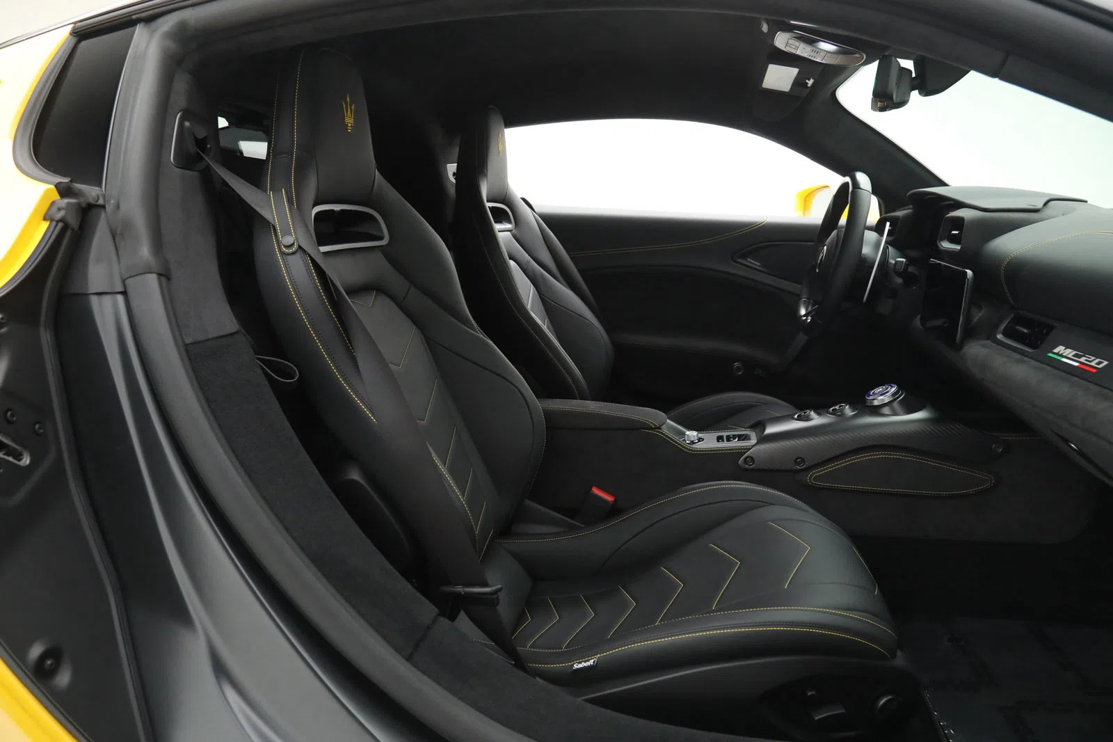 2022 MASERATI MC20 interior, seats, Black