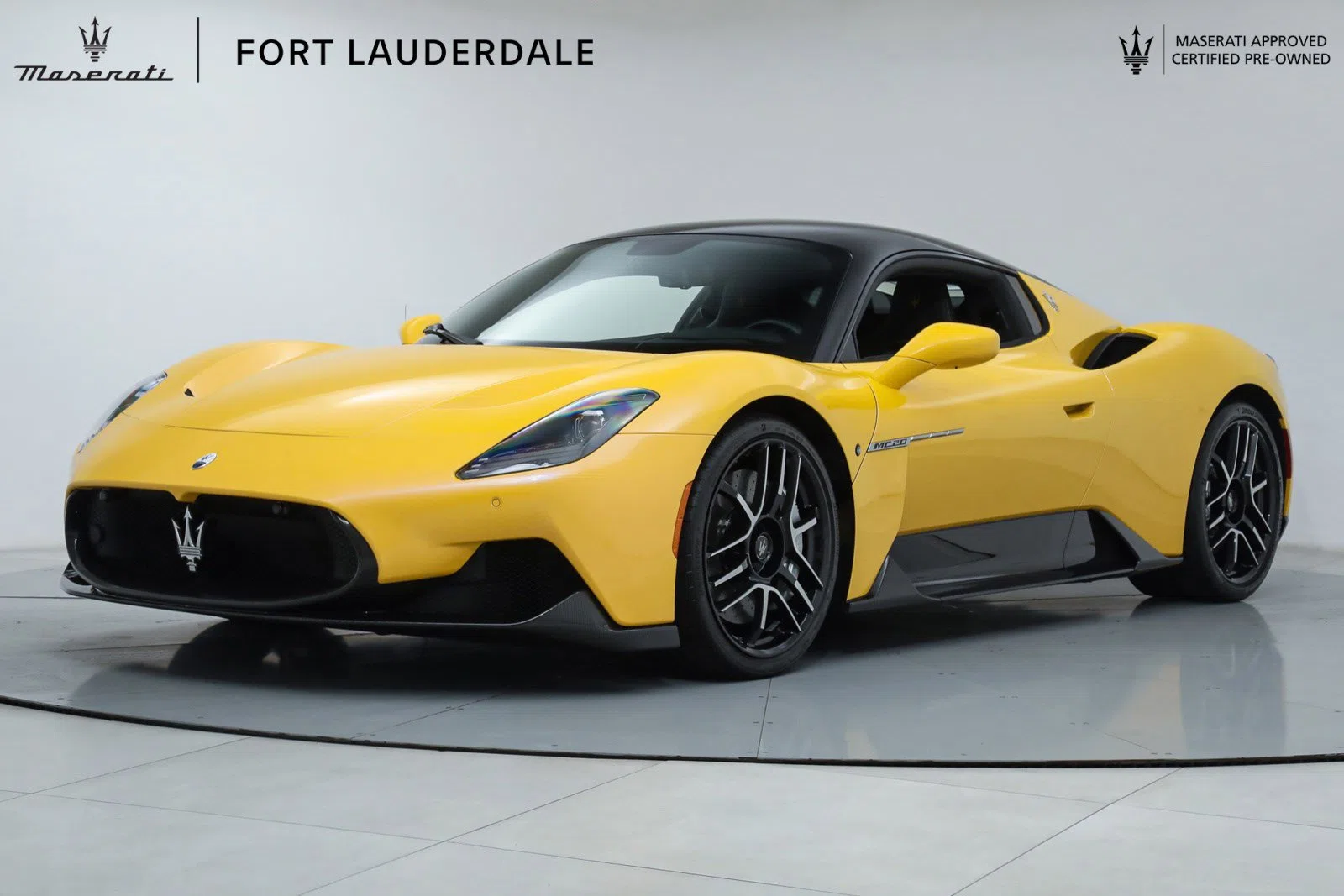 2022 MASERATI MC20 for sale, exterior, Yellow