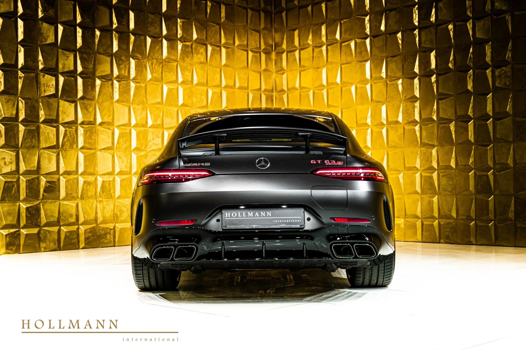 2022 Mercedes-Benz AMG GT 63 S E PERFORMANCE, rear three-quarter view, Graphite gray magno