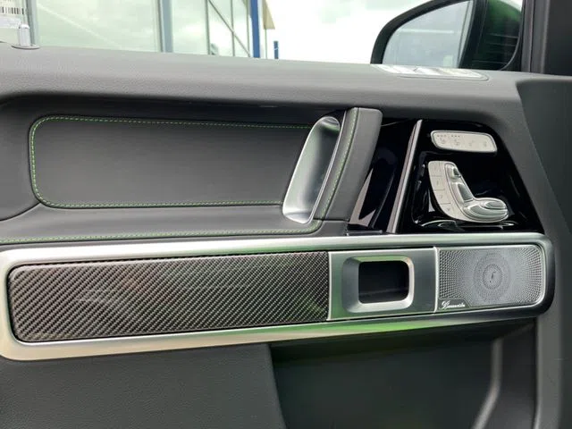 2022 Mercedes-Benz G 63 AMG interior, door panel, Black, Full leather