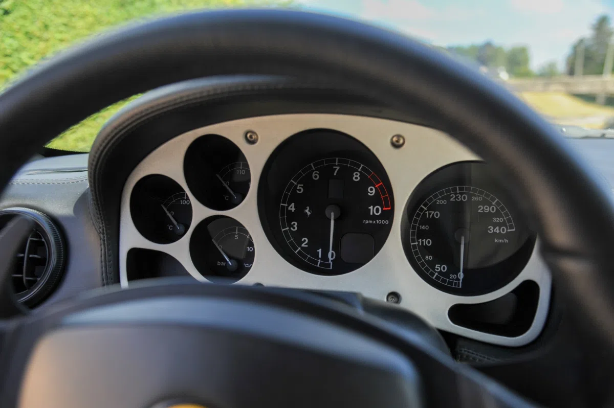 2000 Ferrari 360 Modena F1 interior, With cream