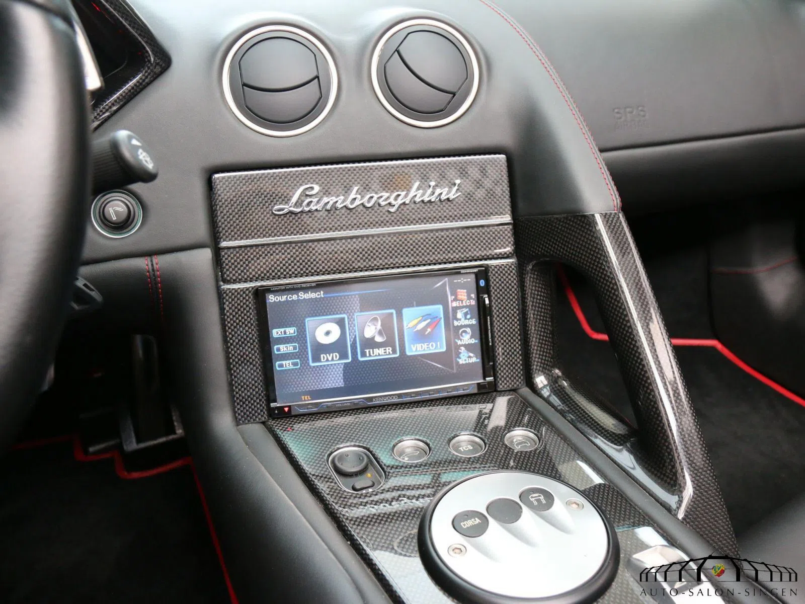 2013 Lamborghini Murciélago LP 640 Roadster interior, dashboard, Black