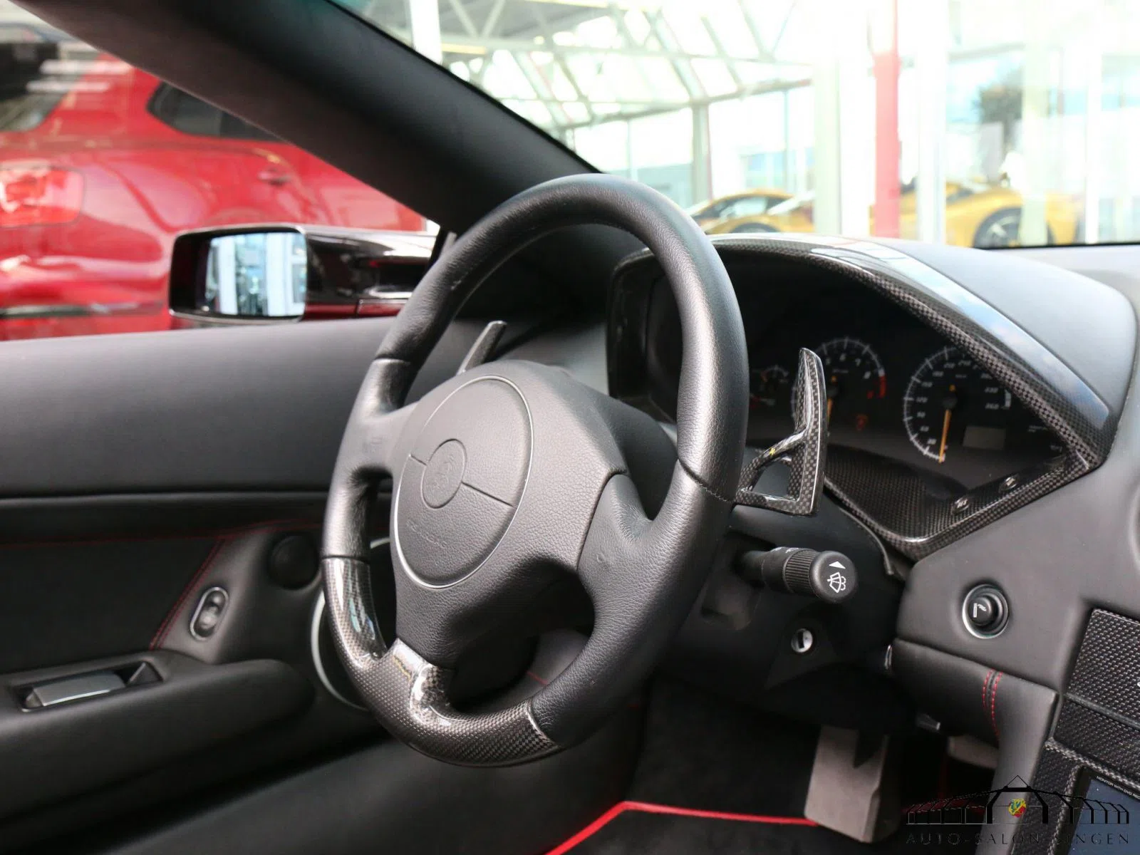 2013 Lamborghini Murciélago LP 640 Roadster interior, dashboard, Black