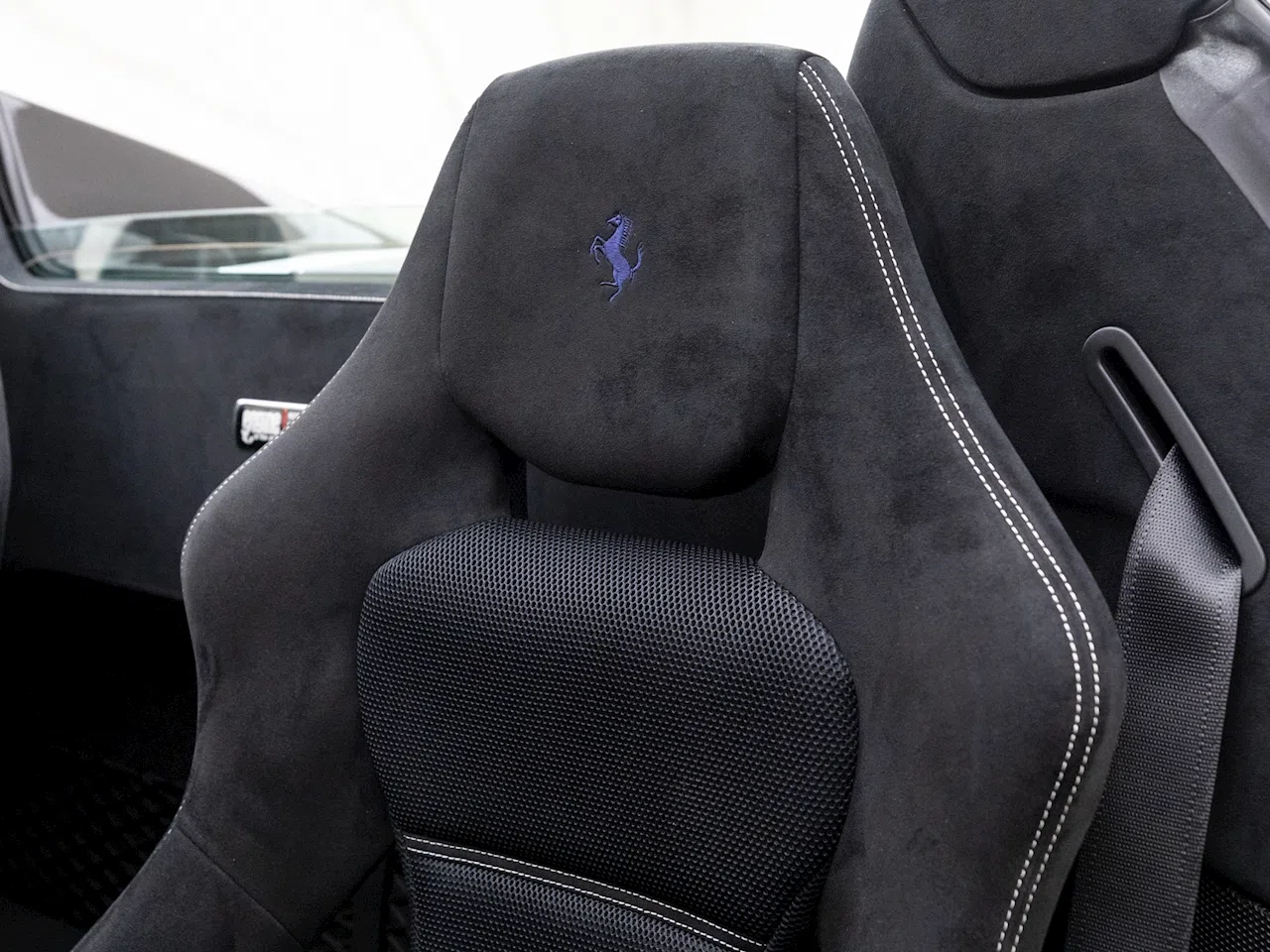 2016 Ferrari 458 Speciale Aperta interior, seats, Nera Alcantara & 3D Fabric
