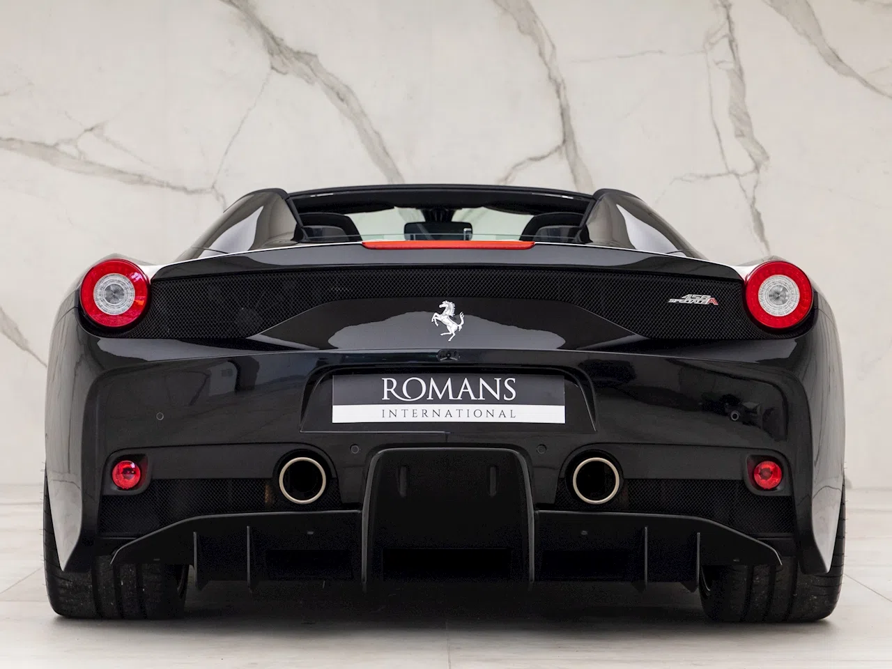 2016 Ferrari 458 Speciale Aperta for sale, exterior, Nero Daytona