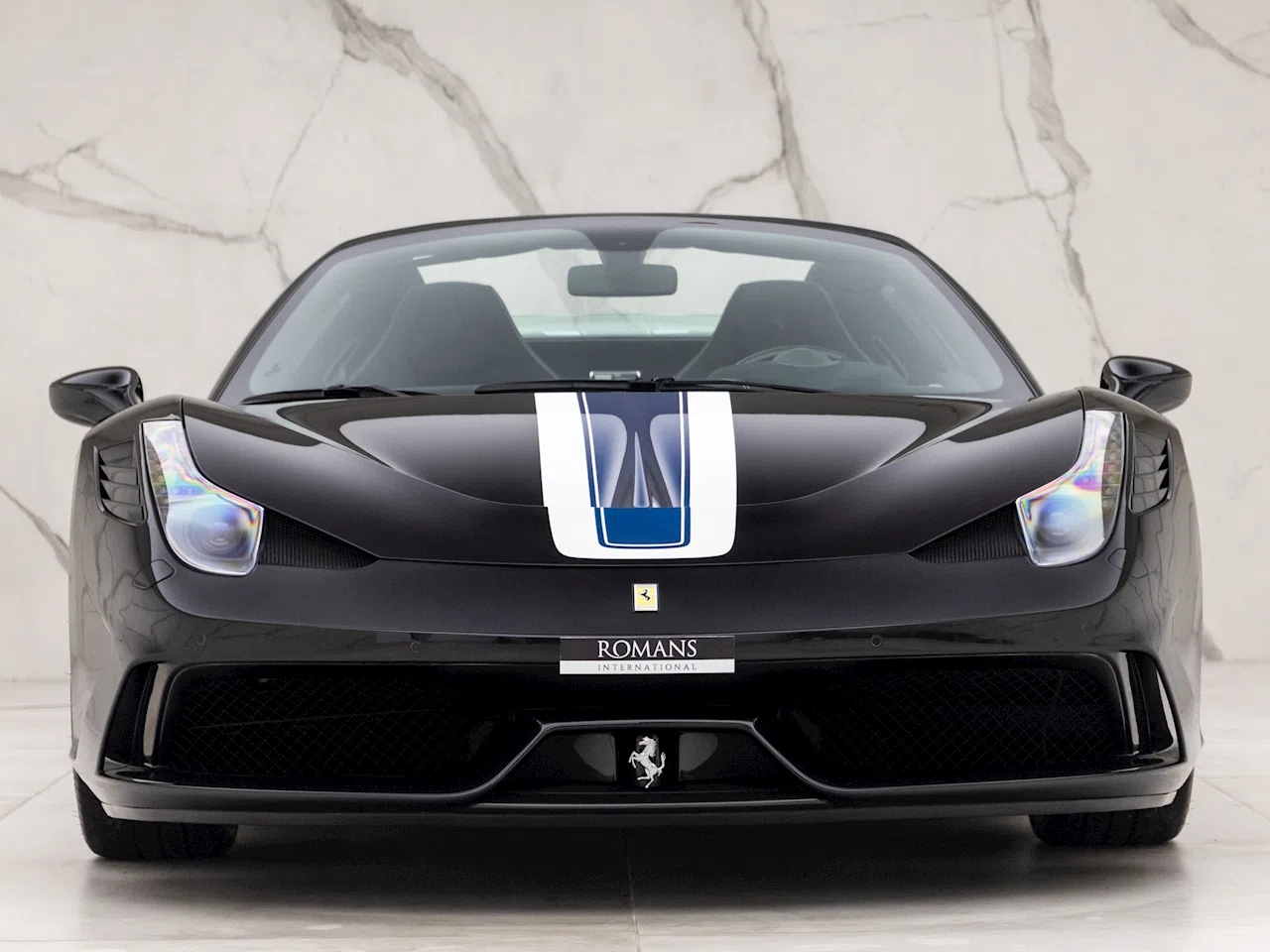 2016 Ferrari 458 Speciale Aperta for sale, exterior, Nero Daytona