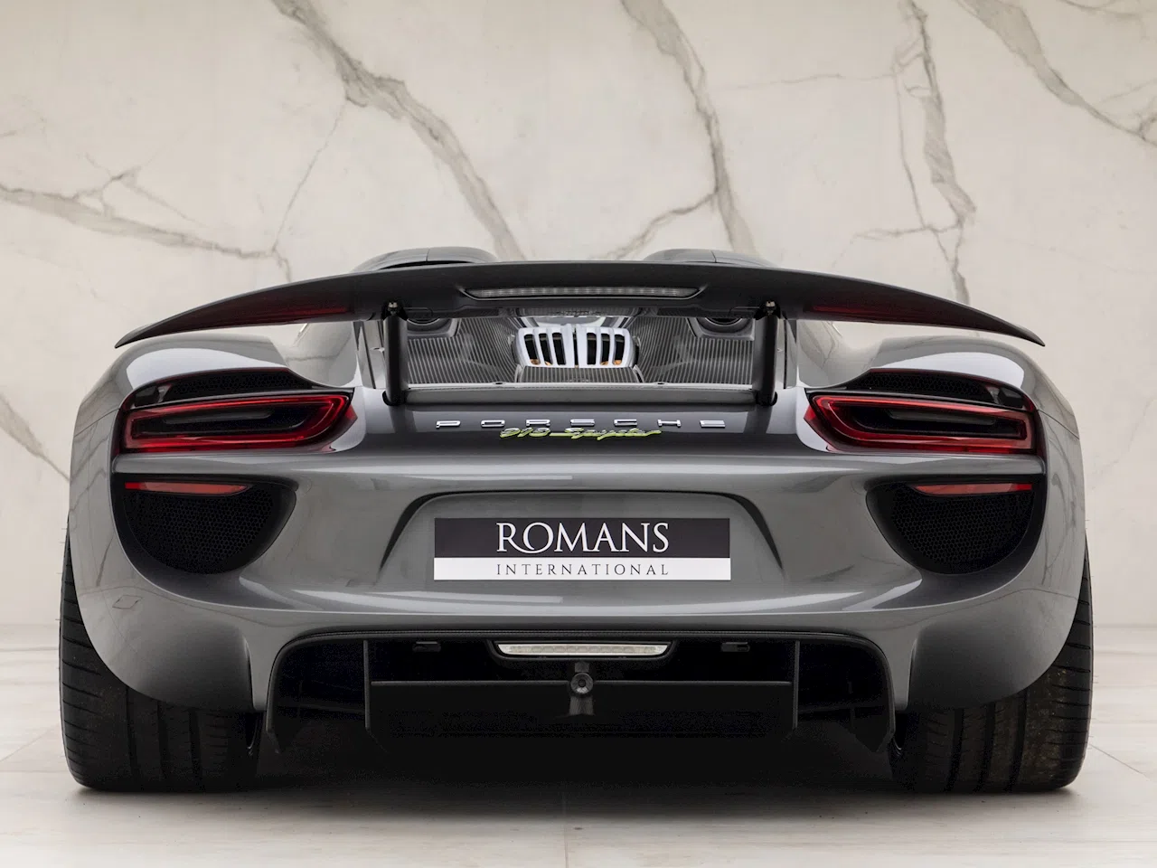2015 Porsche 918 Spyder for sale, exterior, Meteor Grey Metallic