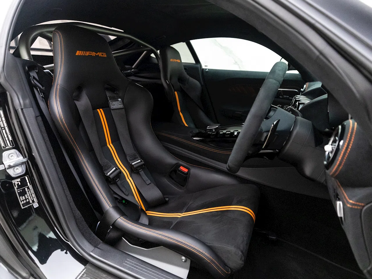 2022 Mercedes-Benz AMG BT Black Series interior, seats, Black Leather & DINAMICA