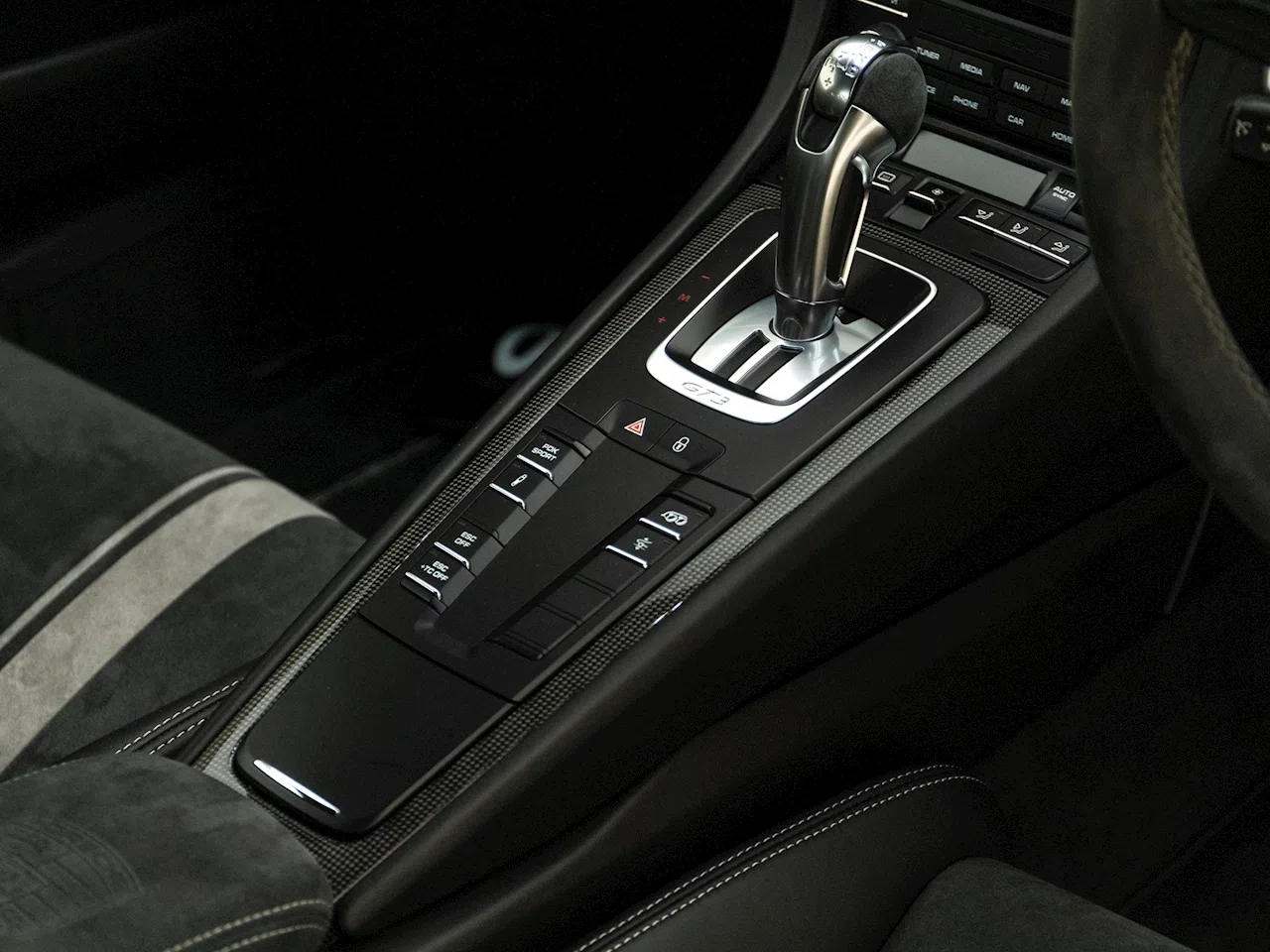 2017 Porsche 911 (991.2) GT3 interior, center console