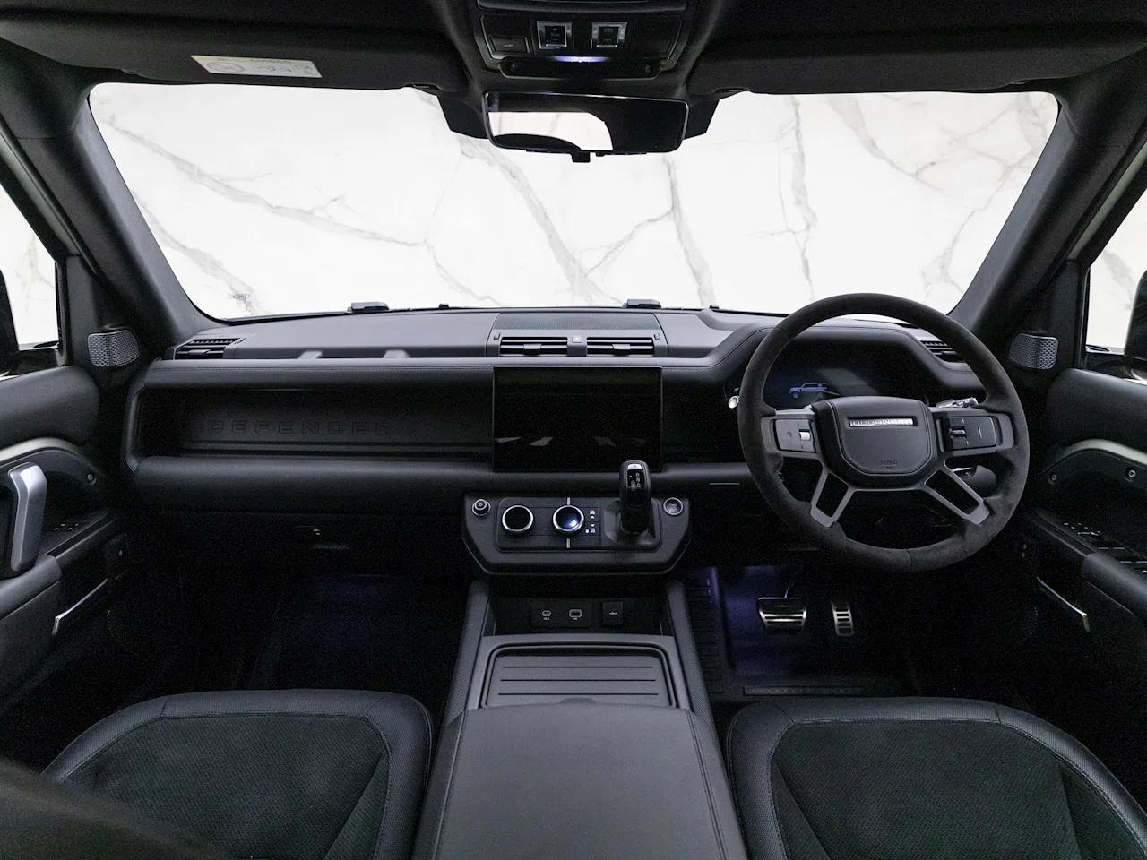 2022 Land Rover Defender 110 V8 interior, dashboard