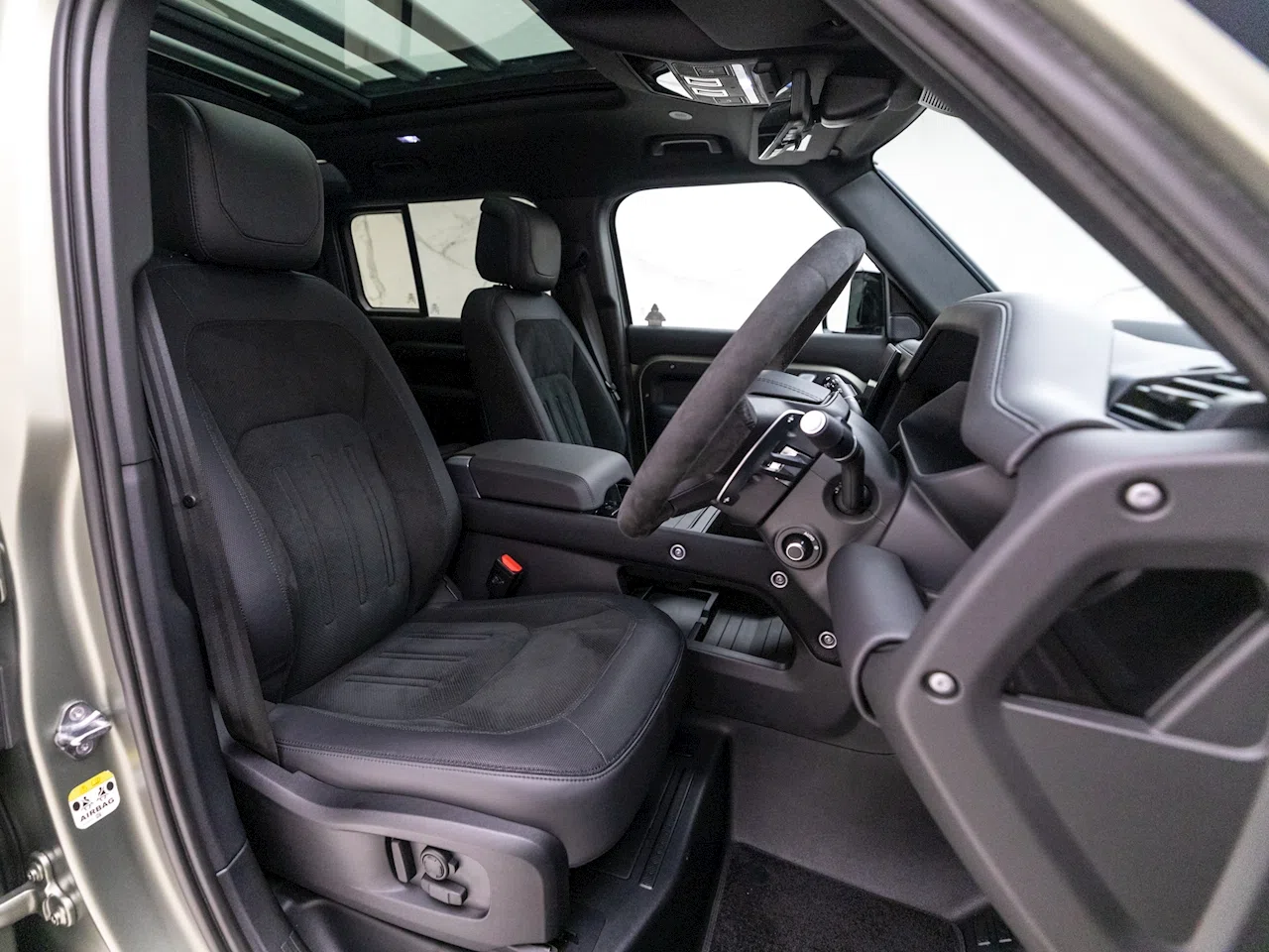 2022 Land Rover Defender 110 V8 interior, seats