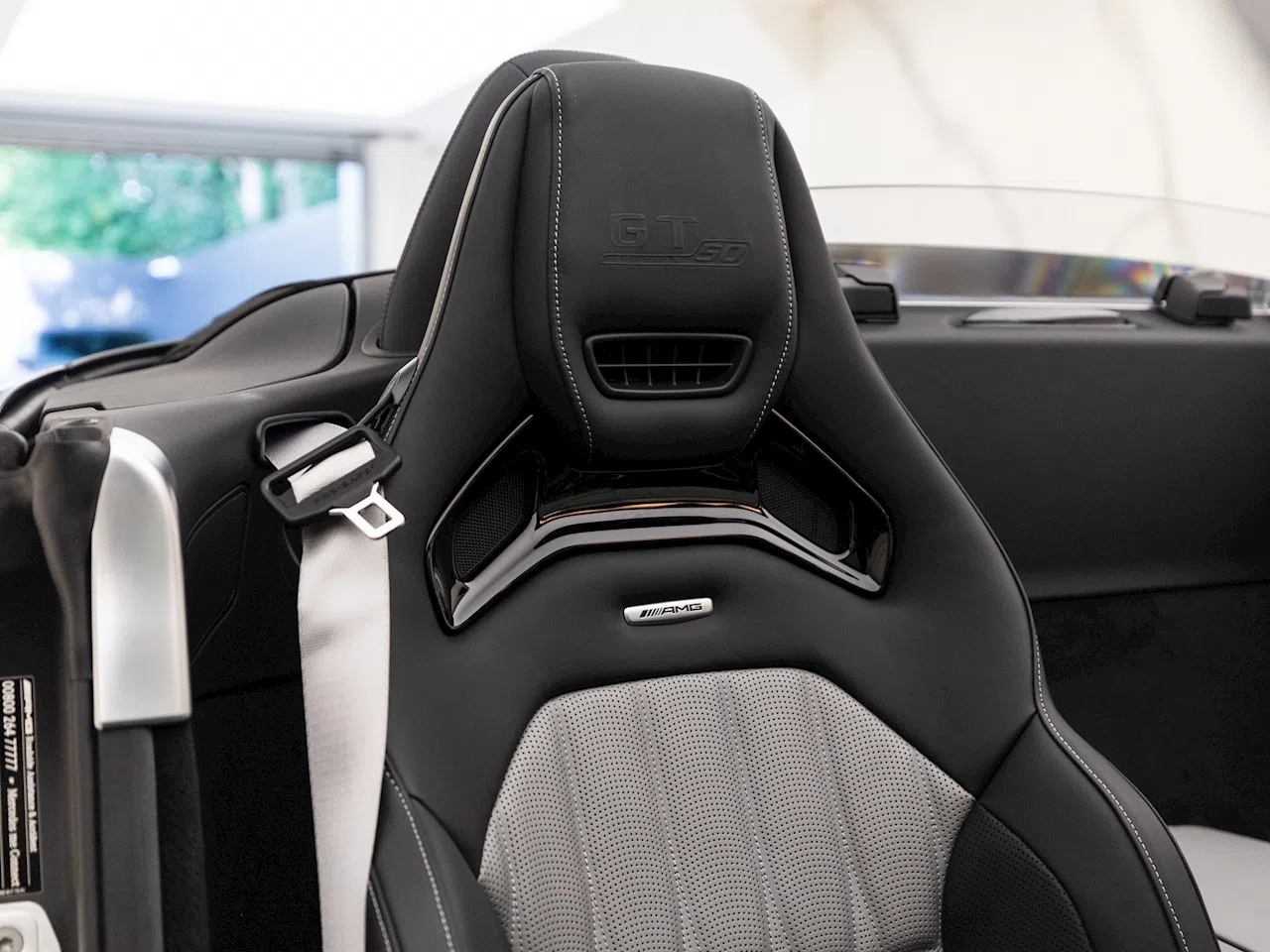 2018 Mercedes AMG GT C Edition 50 Roadster interior, seats