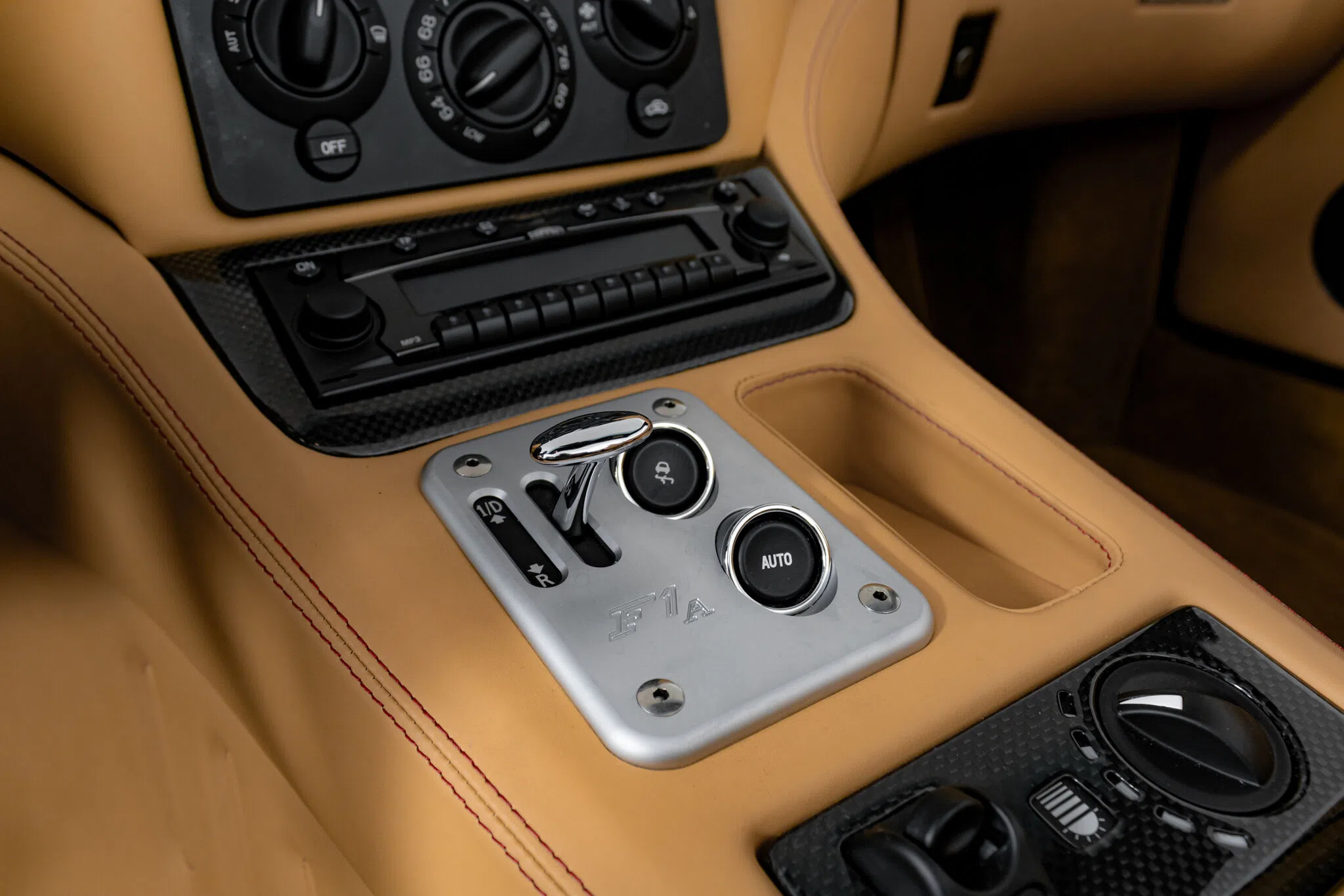 2005 Ferrari 575 Superamerica interior, center console