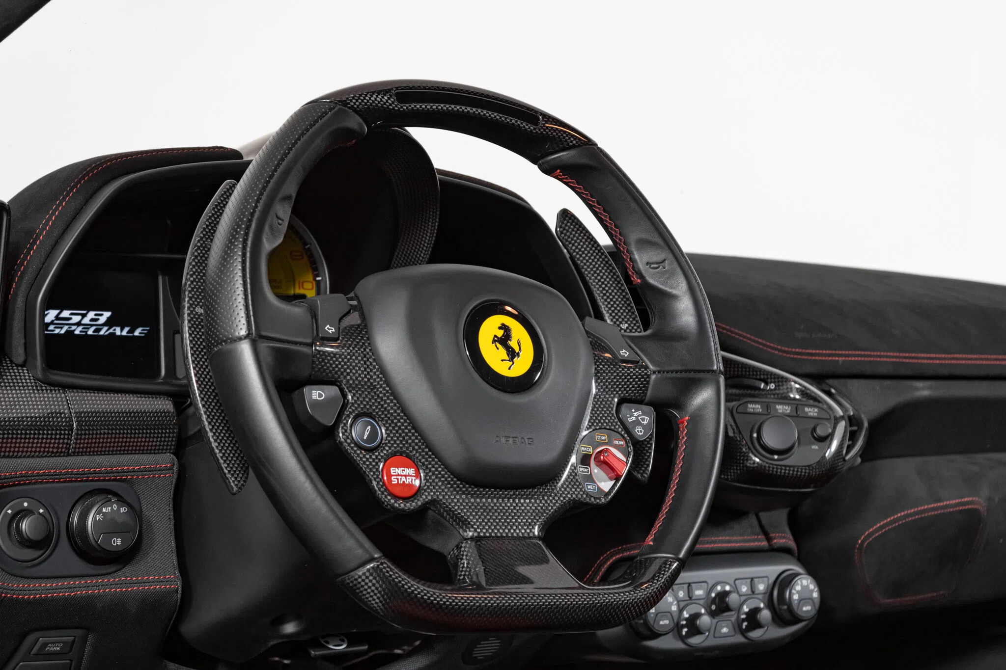 2015 Ferrari 458 Speciale interior, steering wheel