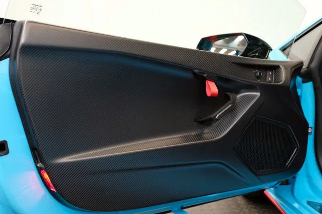 2021 Lamborghini Huracan STO interior, door panel