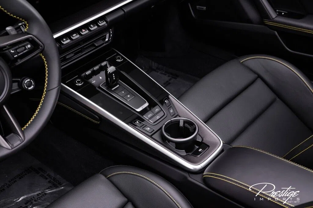 2022 Porsche 911 Turbo S Cabriolet interior, center console