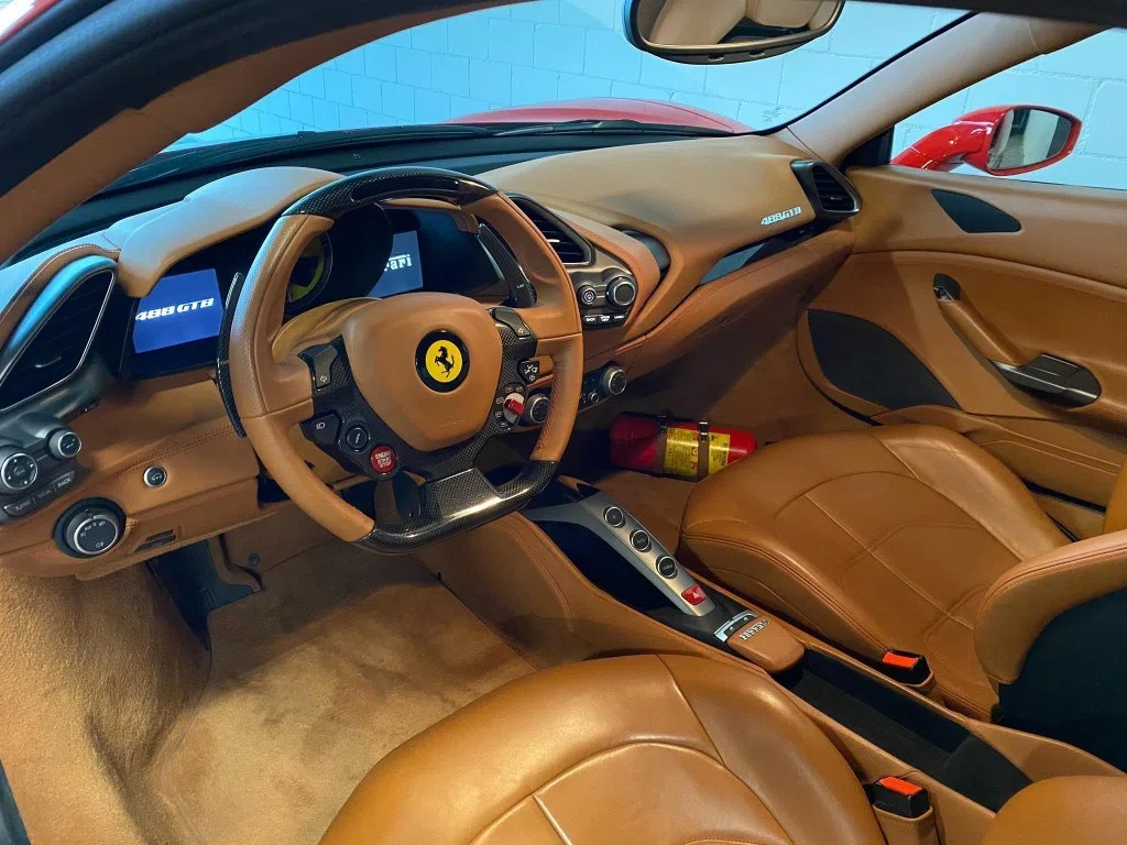 2016 FERRARI 488 GTB interior