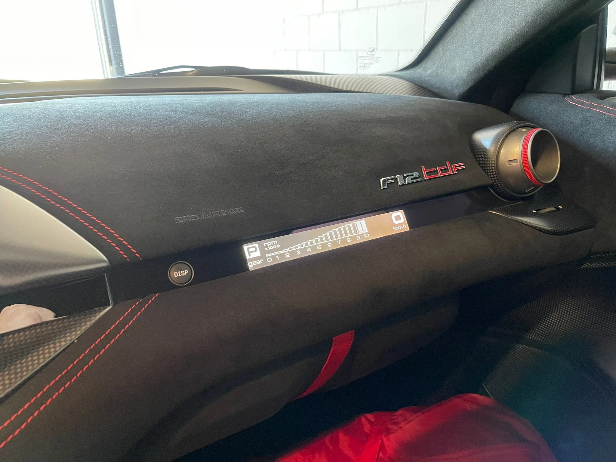 2016 FERRARI F12 TDF interior, door sill