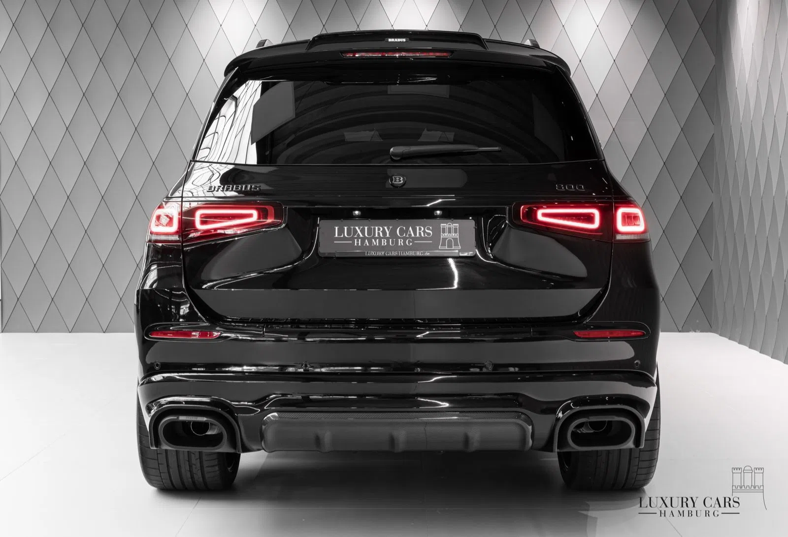 2022 BRABUS GLS 800, rear three-quarter view