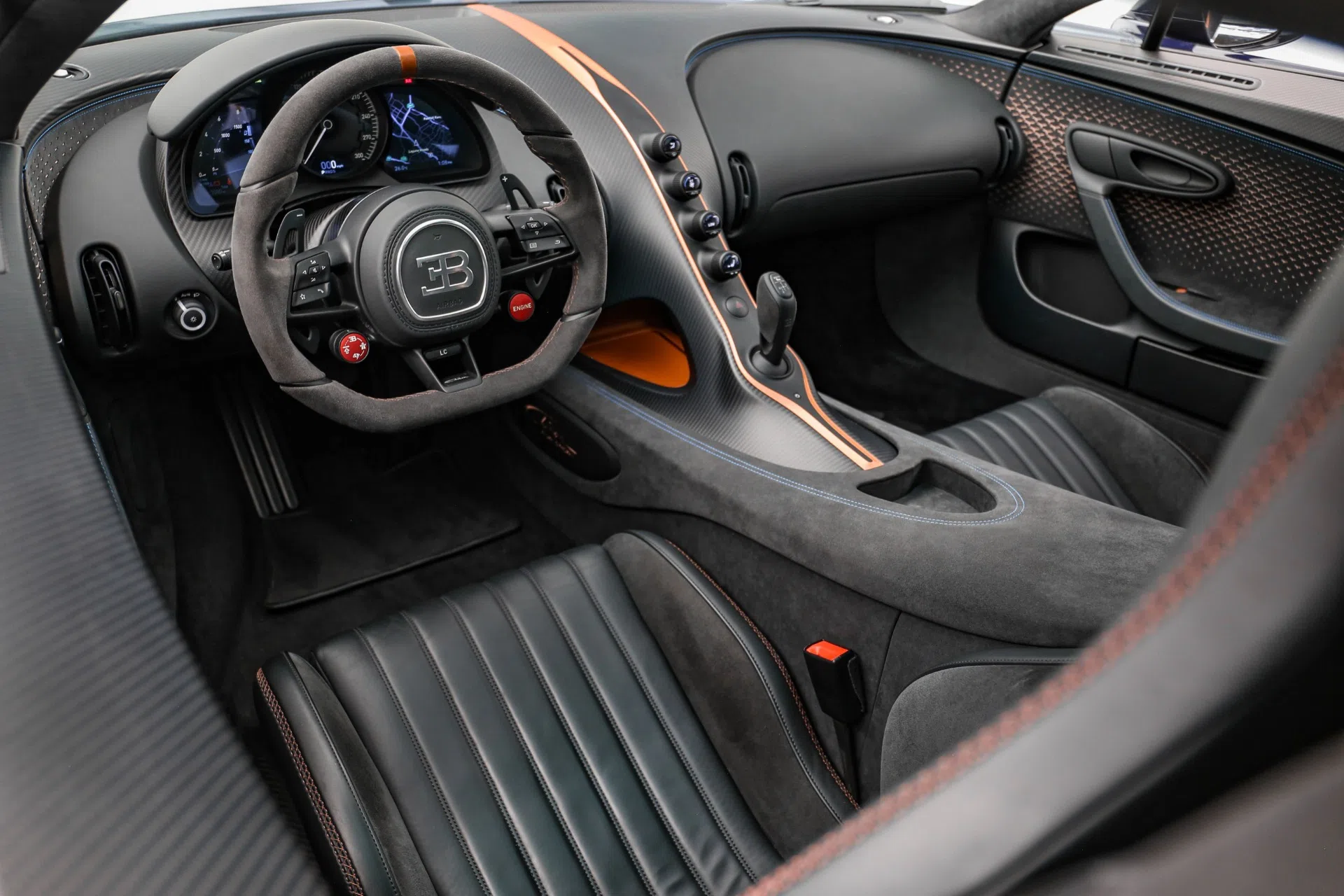 2021 Bugatti Chiron Pur Sport interior