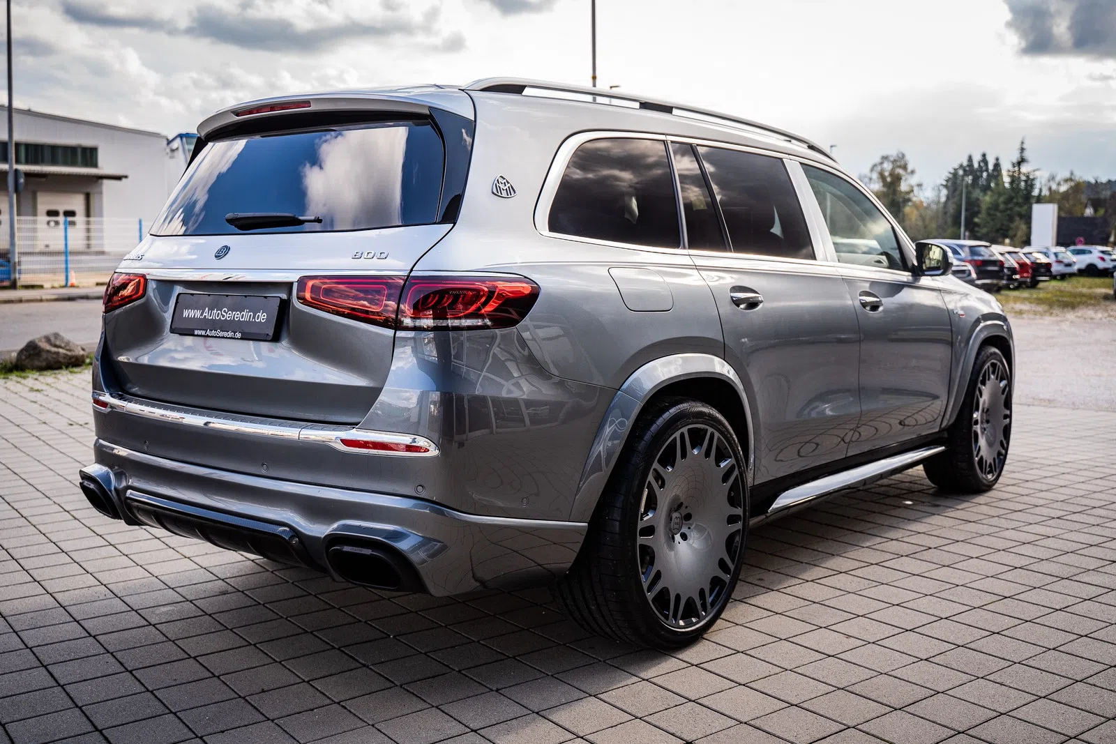 2022 BRABUS GLS 800, rear three-quarter view