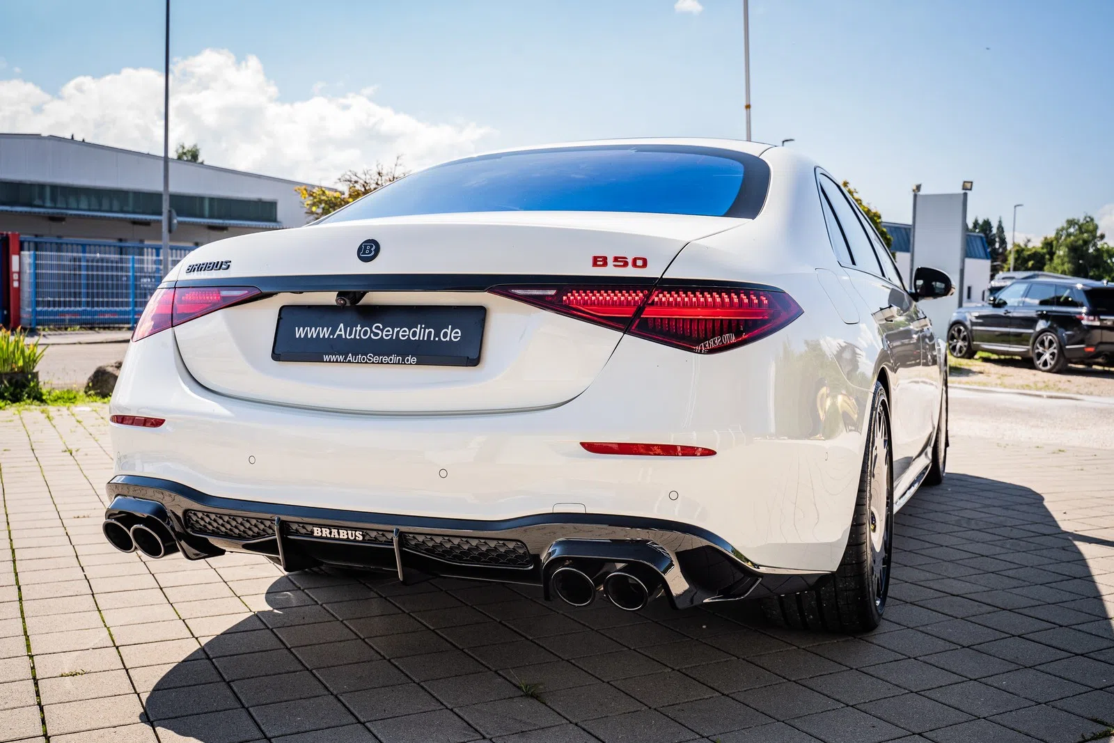 2022 BRABUS B50, rear three-quarter view