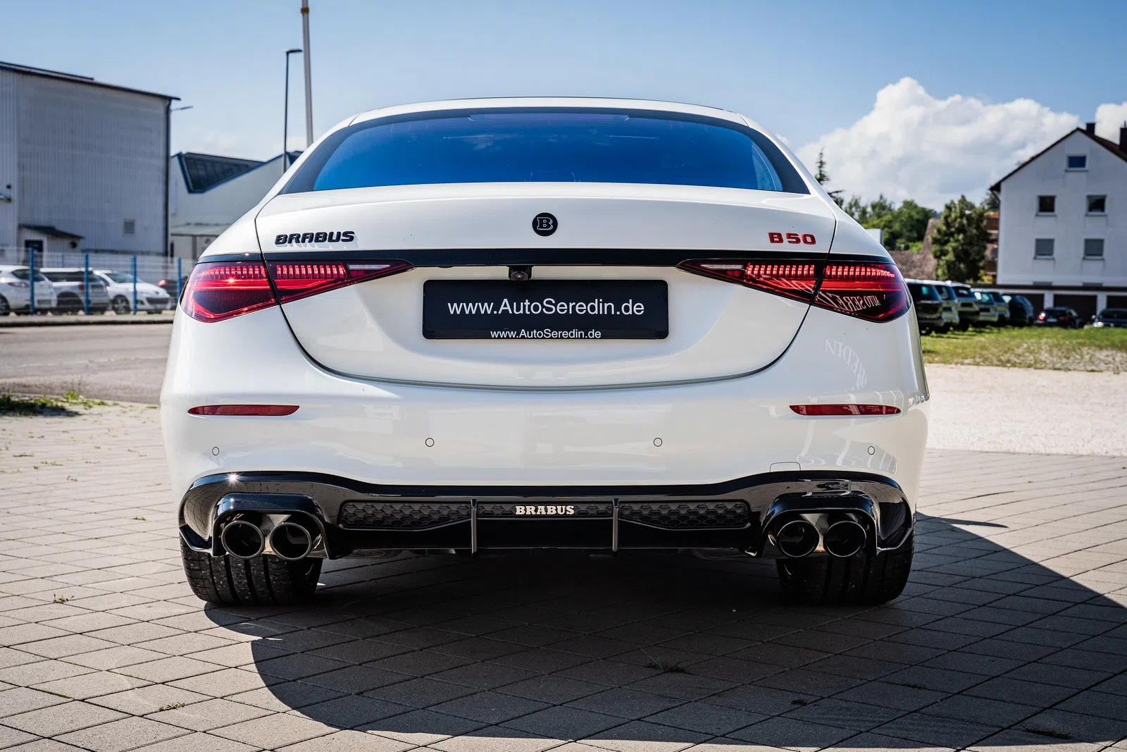 2022 BRABUS B50, rear three-quarter view