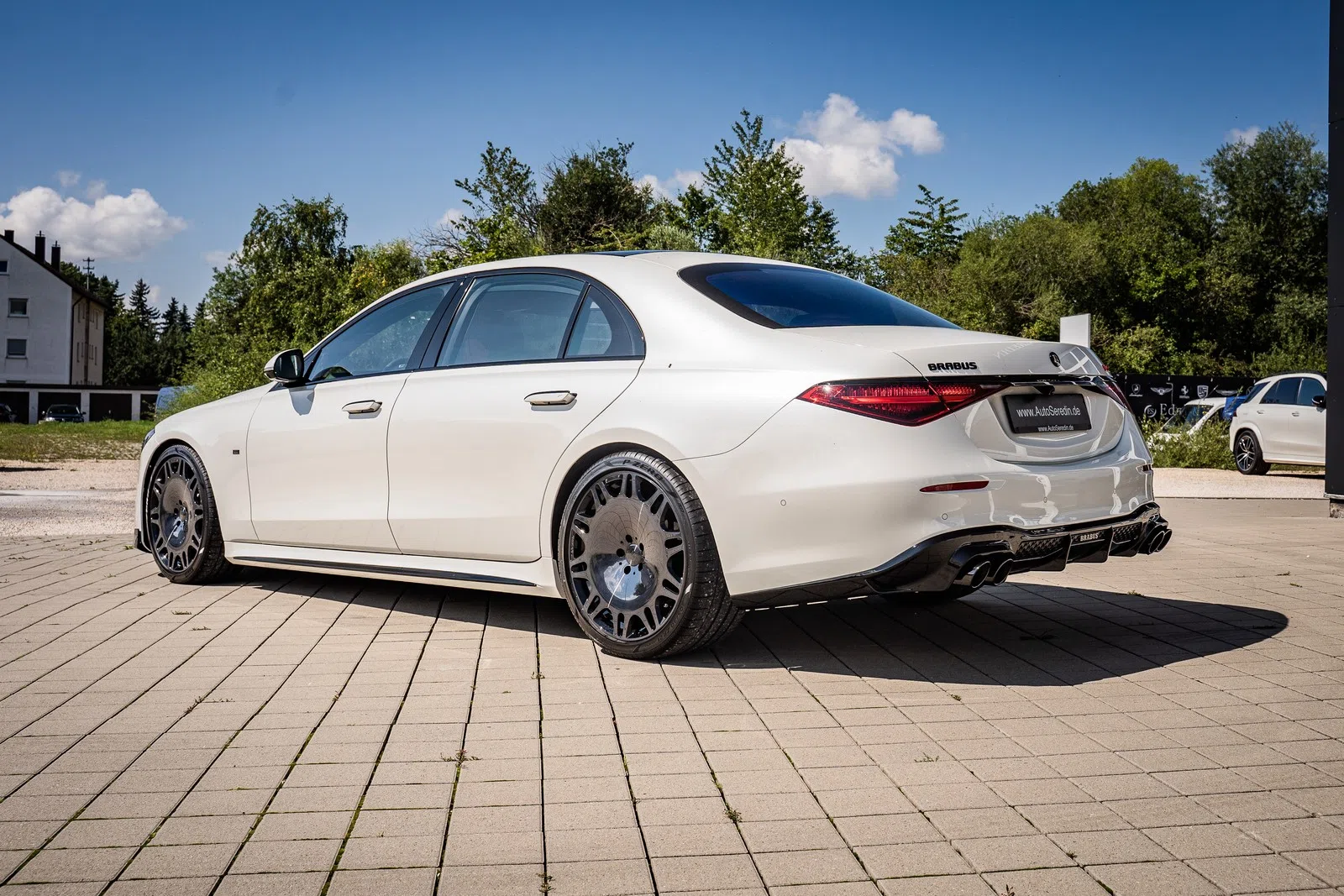 2022 BRABUS B50, rear three-quarter view