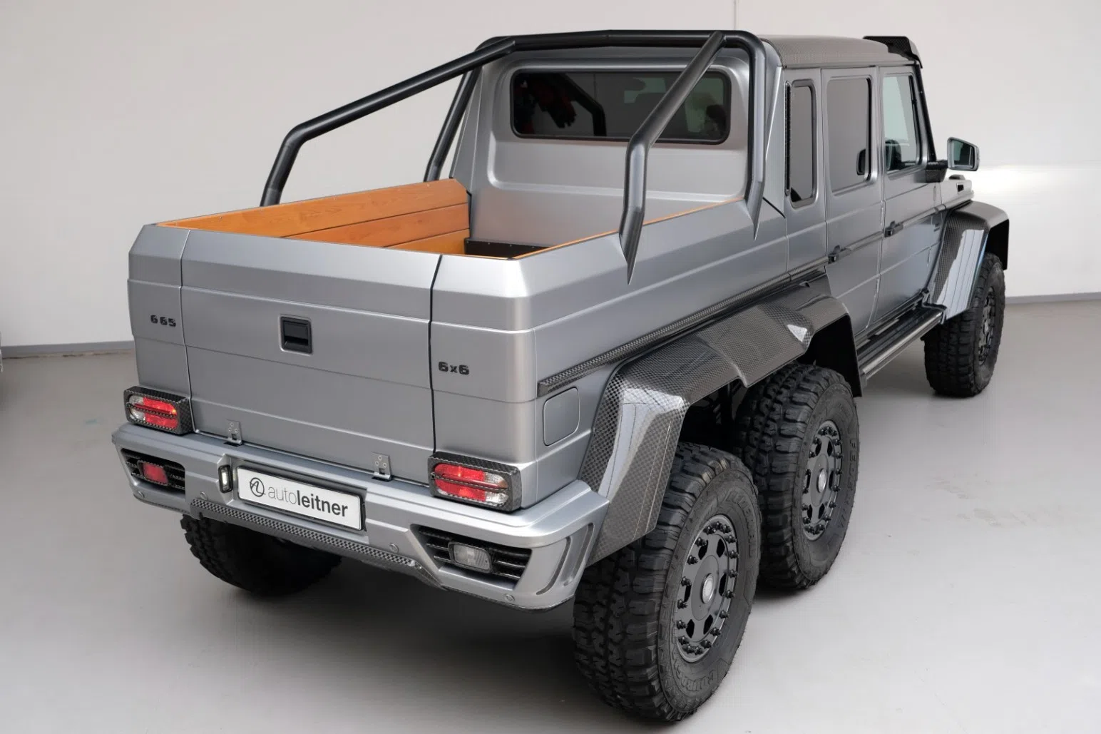 2013 Mansory G-Class Gronos 6x6, rear three-quarter view