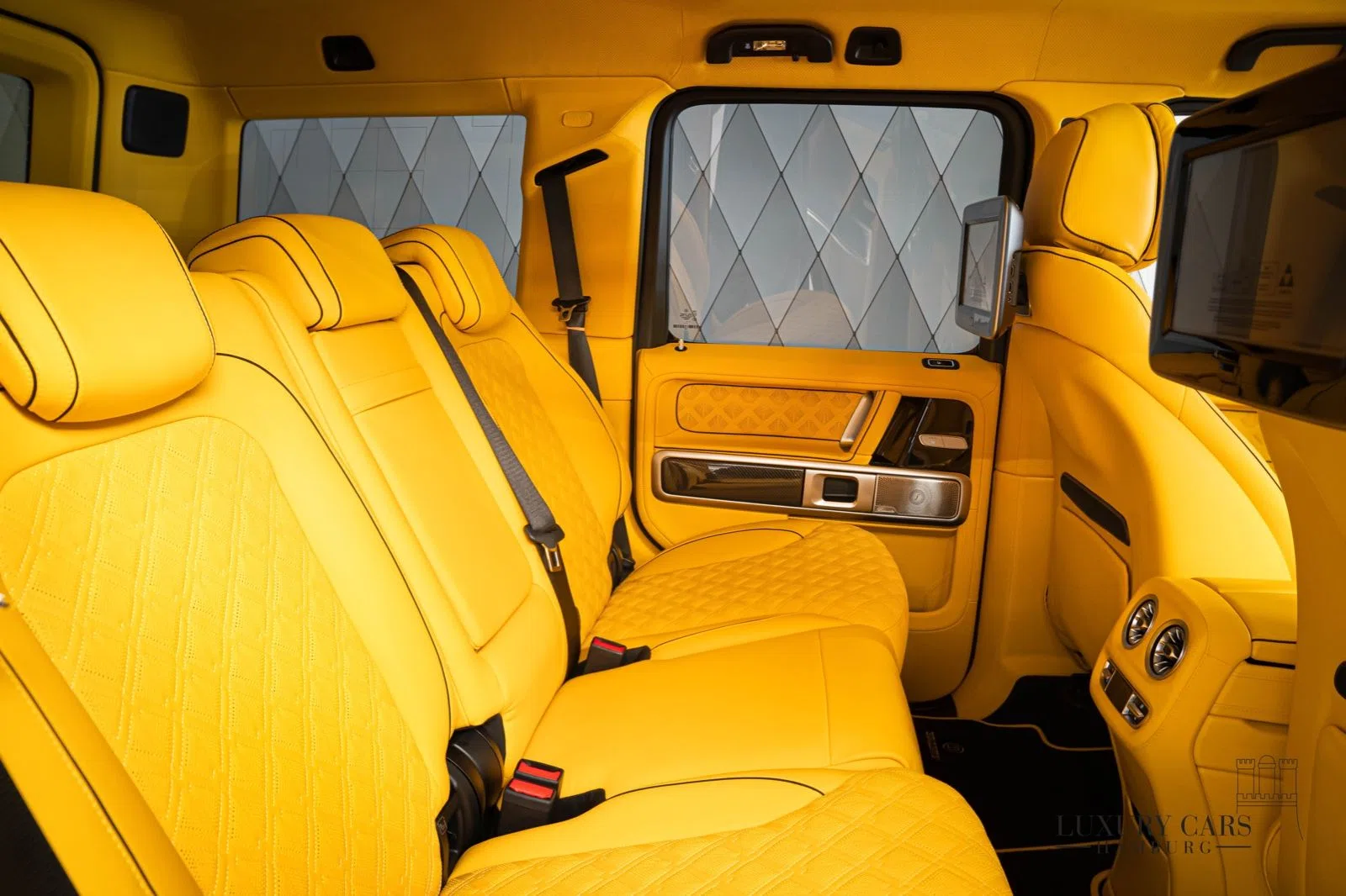 2022 BRABUS G 800 interior, seats, Andere, Vollleder