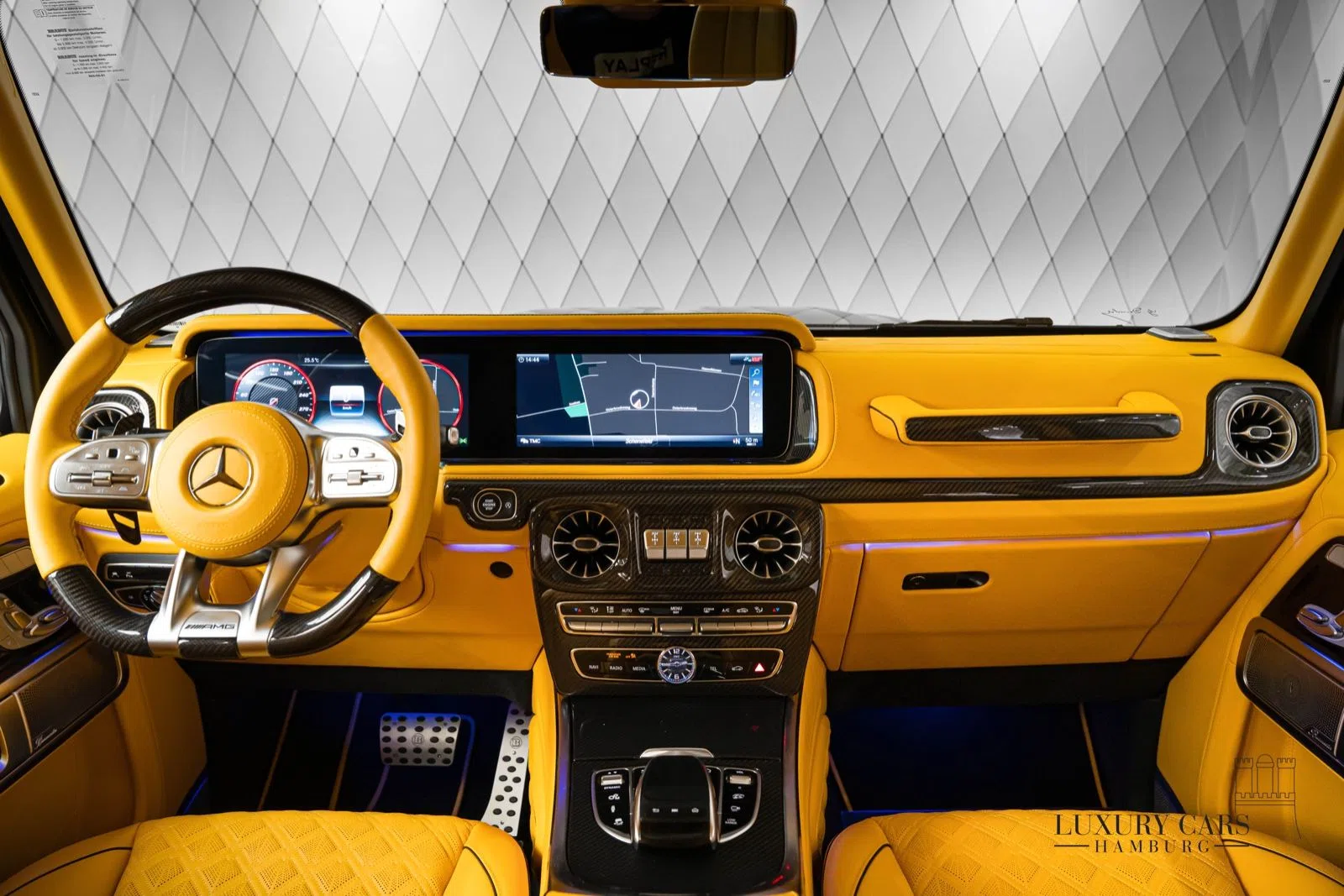2022 BRABUS G 800 interior, dashboard, Andere, Vollleder