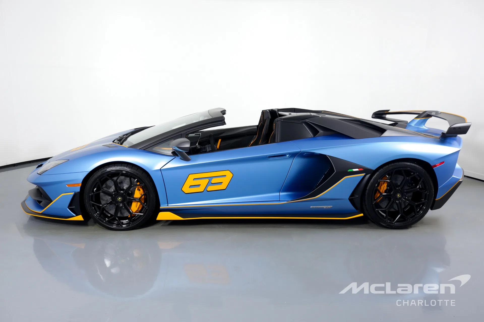 2021 Lamborghini Aventador LP 770-4 SVJ for sale, exterior, Blue Arione
