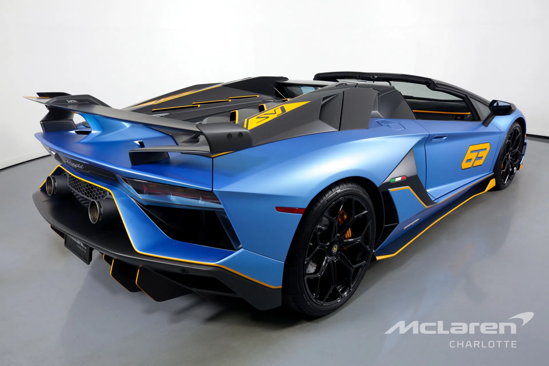 2021 Lamborghini Aventador LP 770-4 SVJ for sale, exterior, Blue Arione