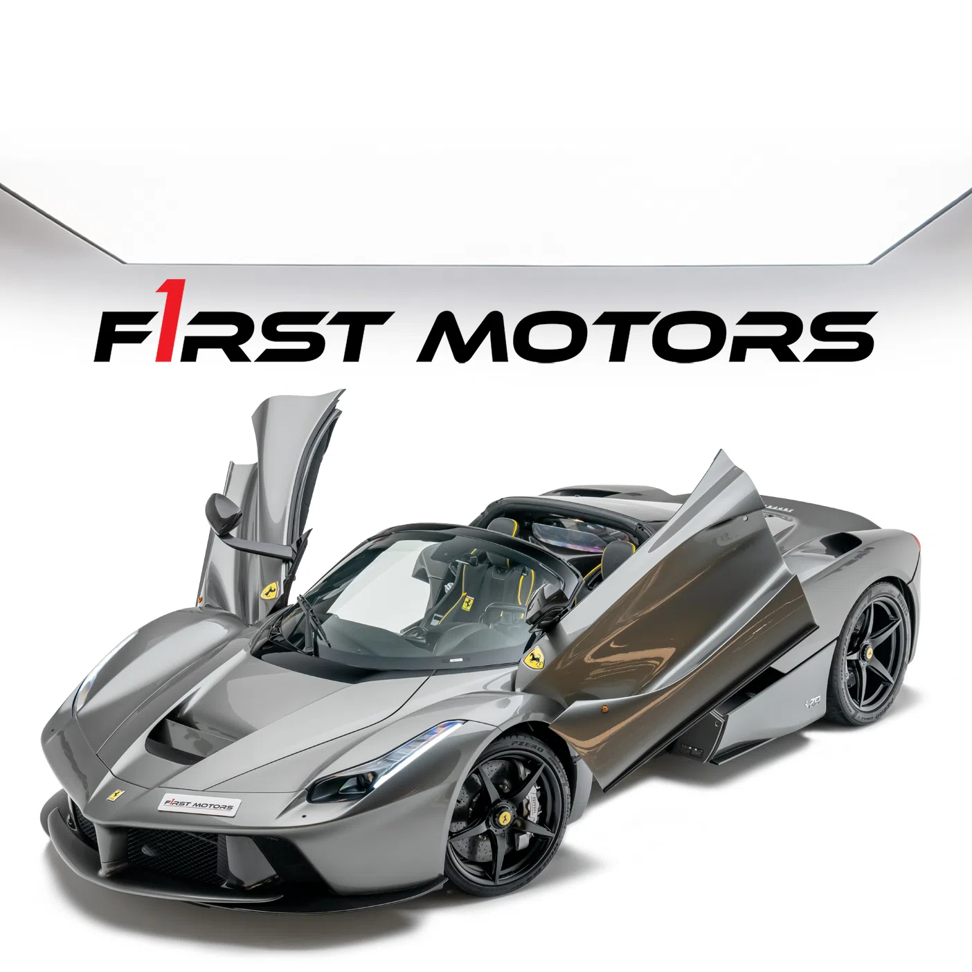 2017 Ferrari LaFerrari Aperta for sale, front three-quarter view, Grey