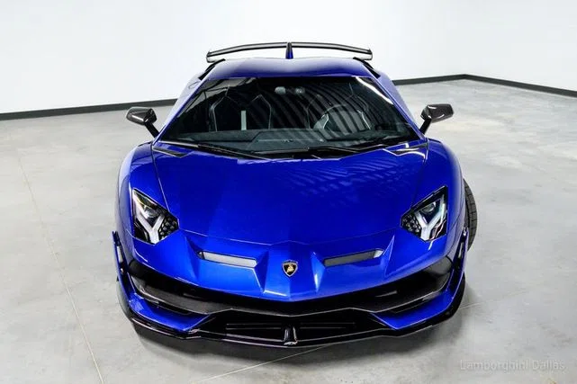 2020 Lamborghini Aventador SVJ Coupe for sale, exterior, Blu Nereid