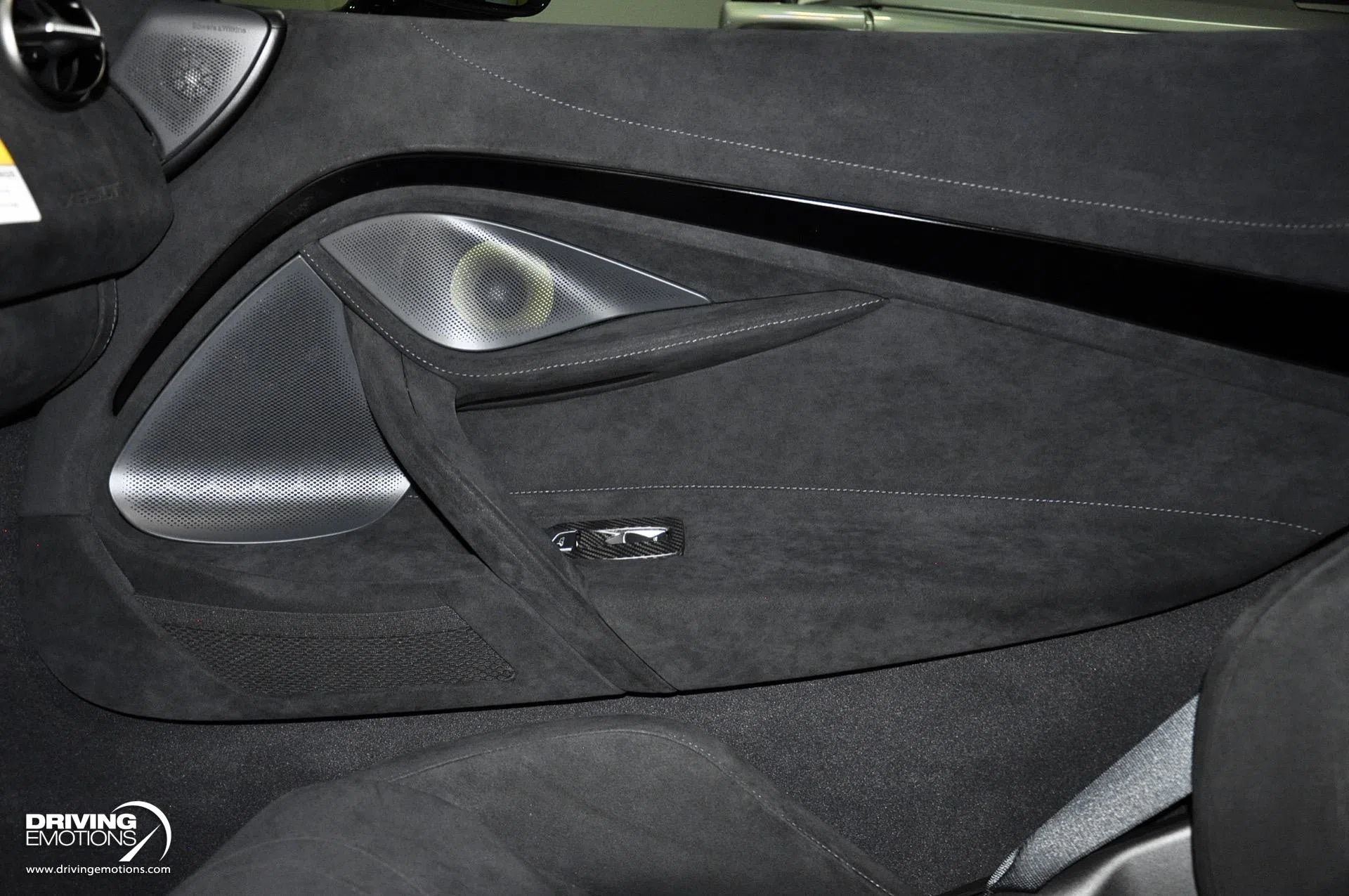 2021 McLaren 765LT interior, door panel, Black
