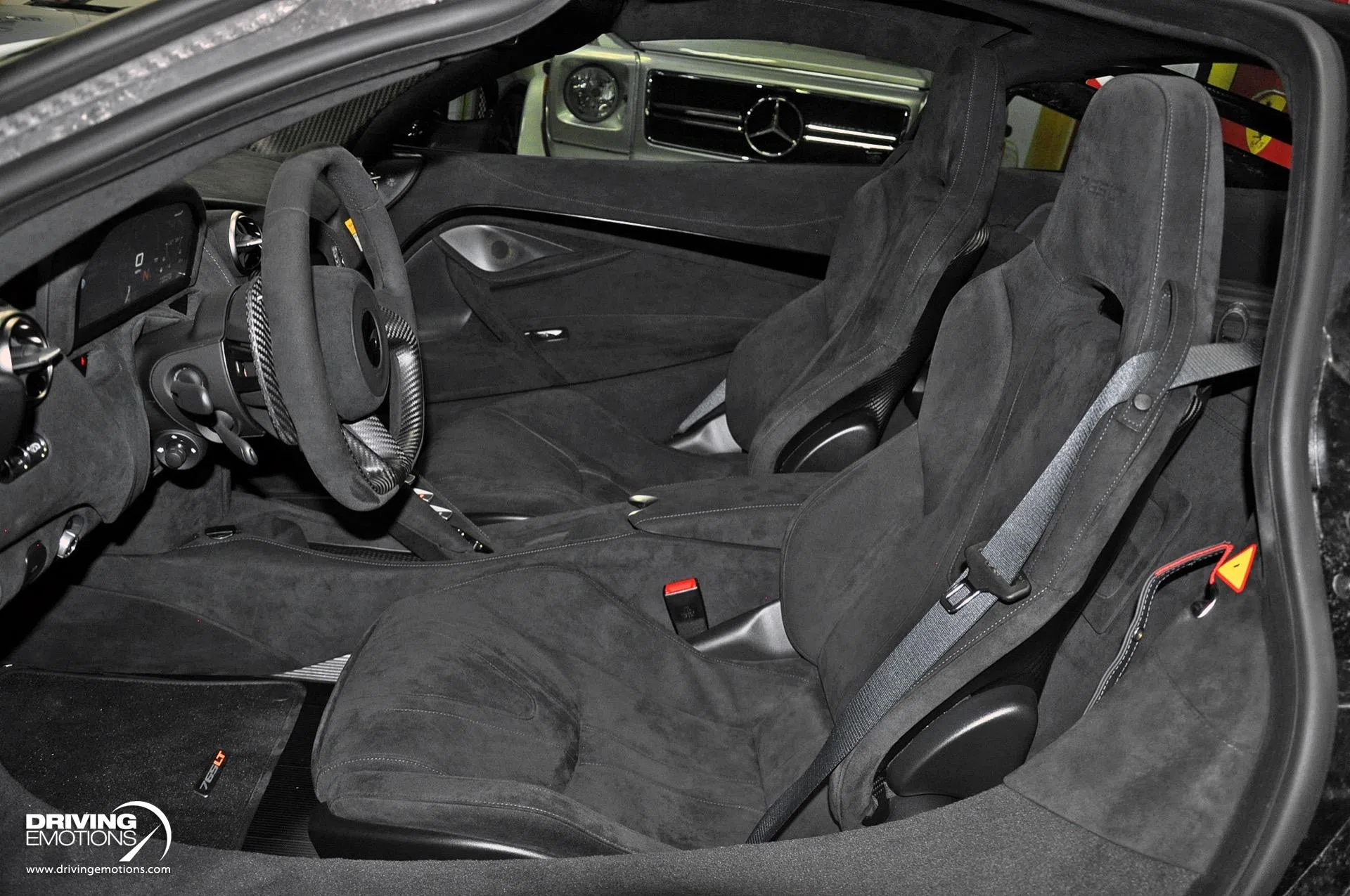 2021 McLaren 765LT interior, seats, Black